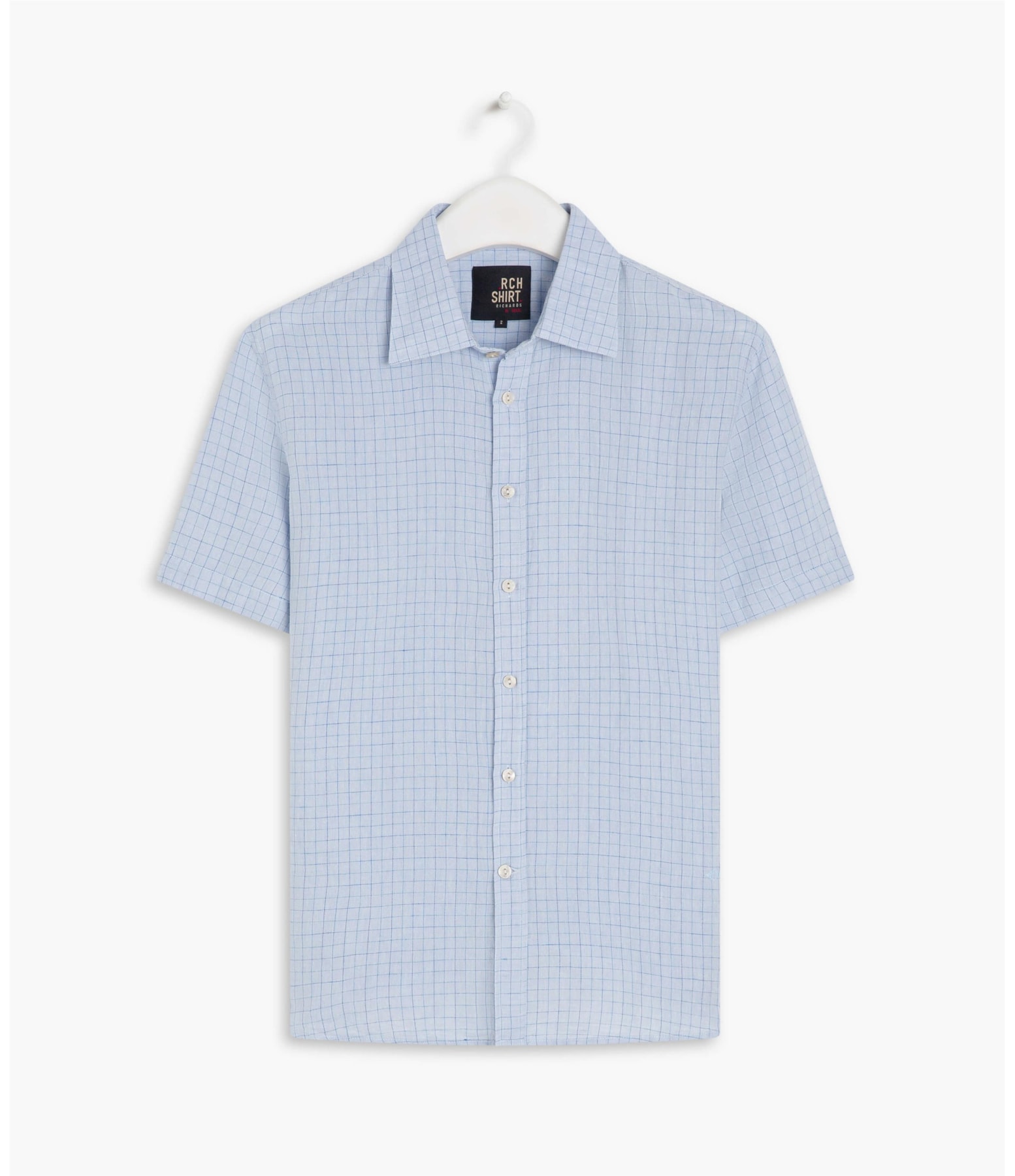 Camisa Linho  Juarez Azul Bic