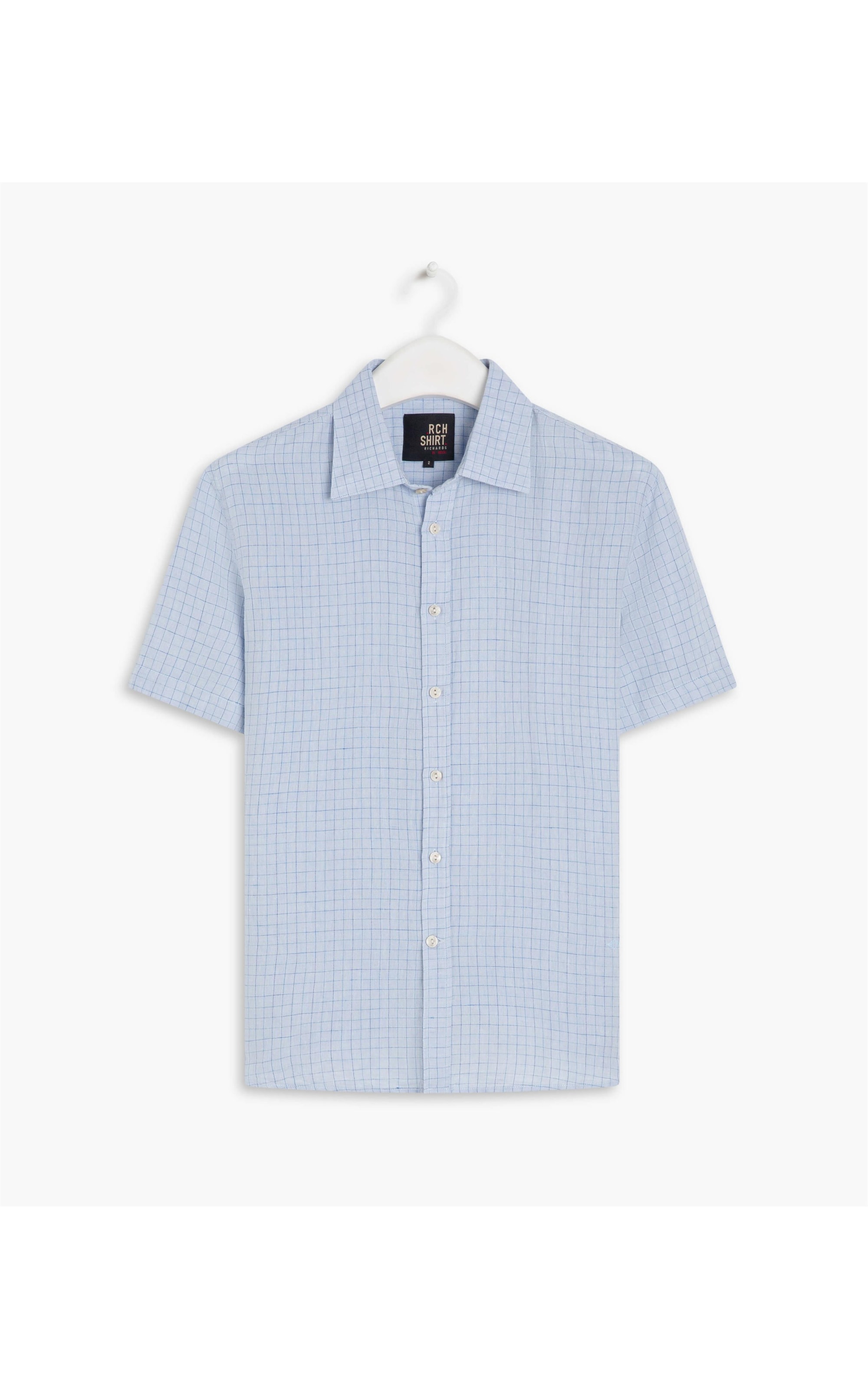 Camisa Linho  Juarez Azul Bic