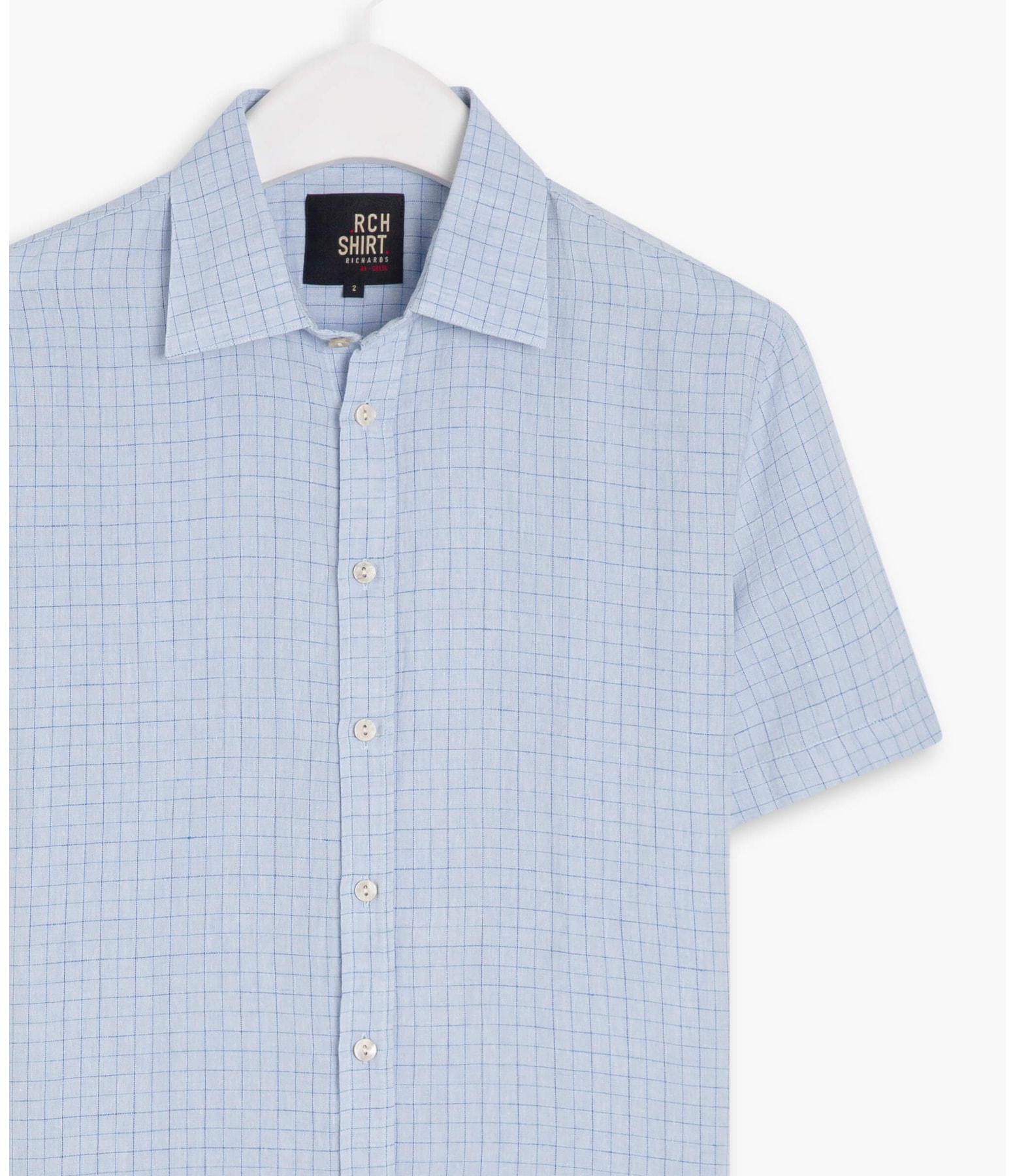 Camisa Linho  Juarez Azul Bic
