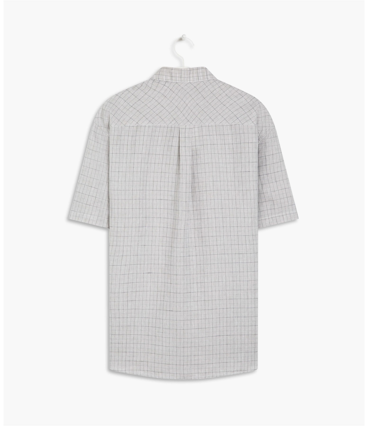 Camisa Linho  Juarez Cinza Medio