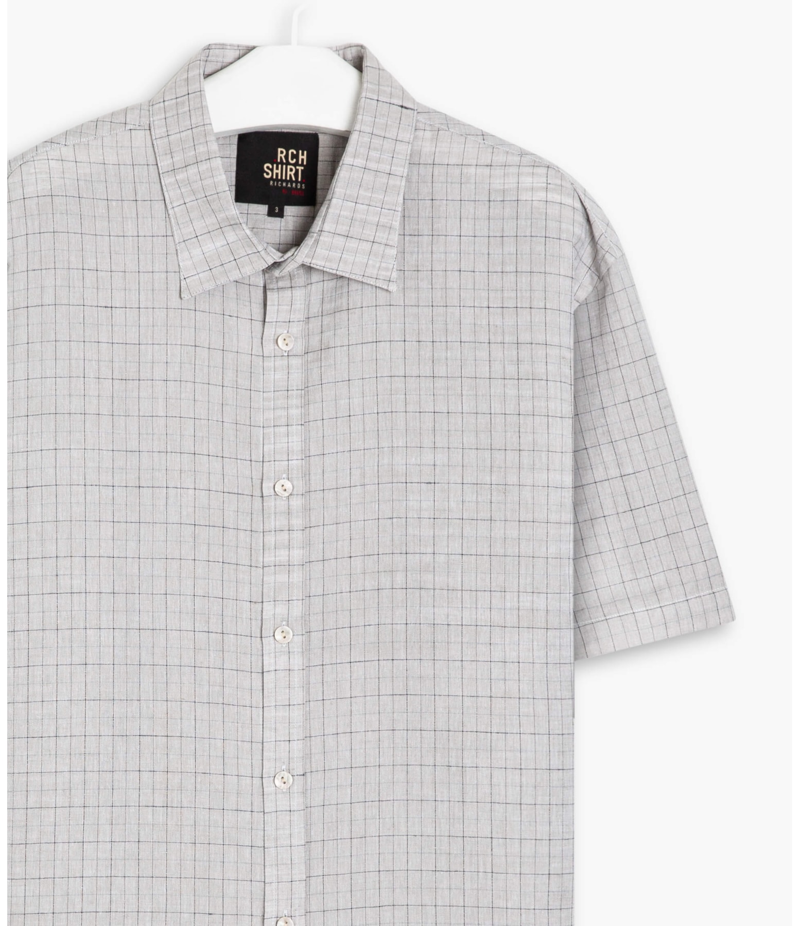 Camisa Linho  Juarez Cinza Medio
