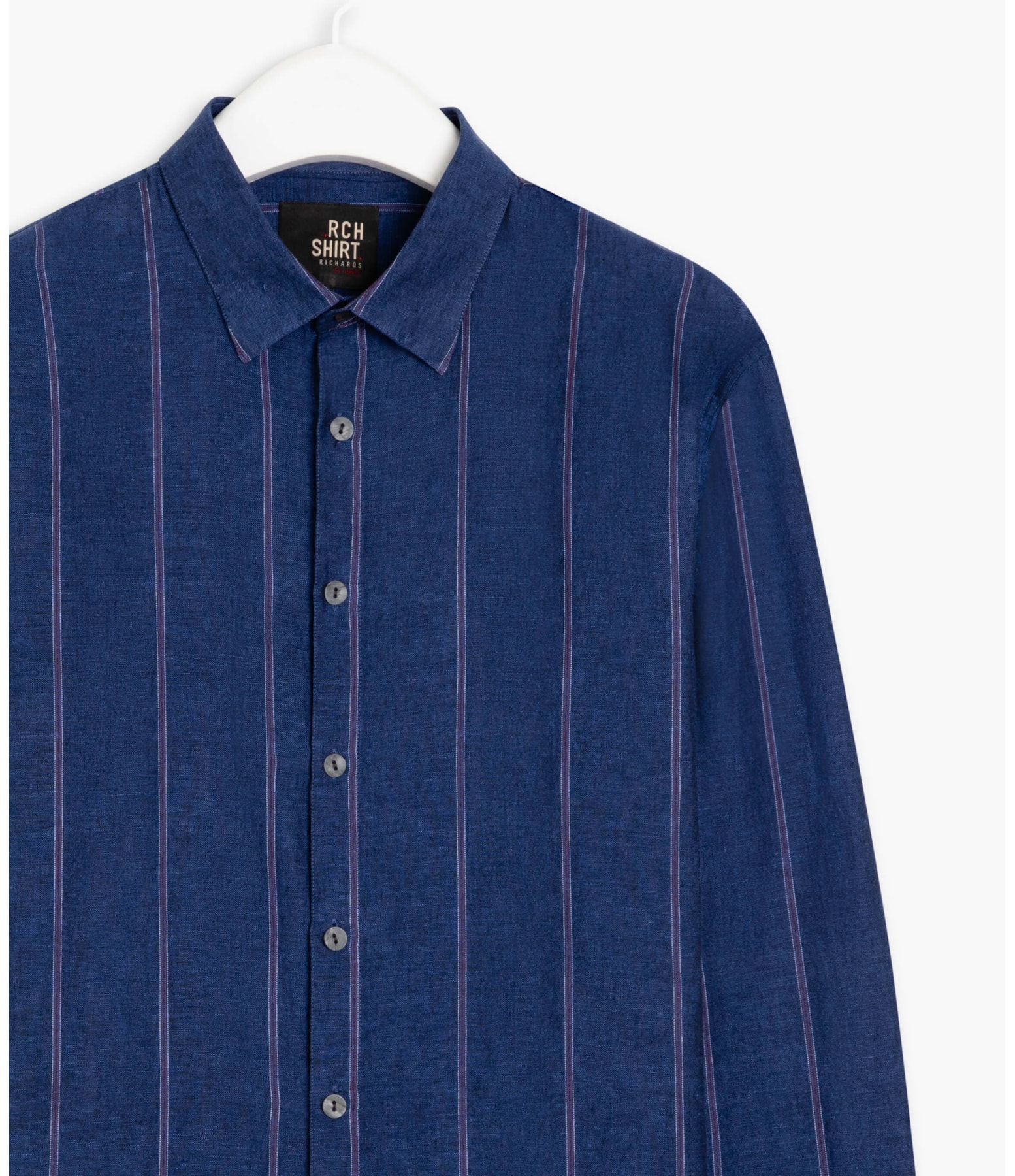 Camisa Linho  Julio Dark Navy