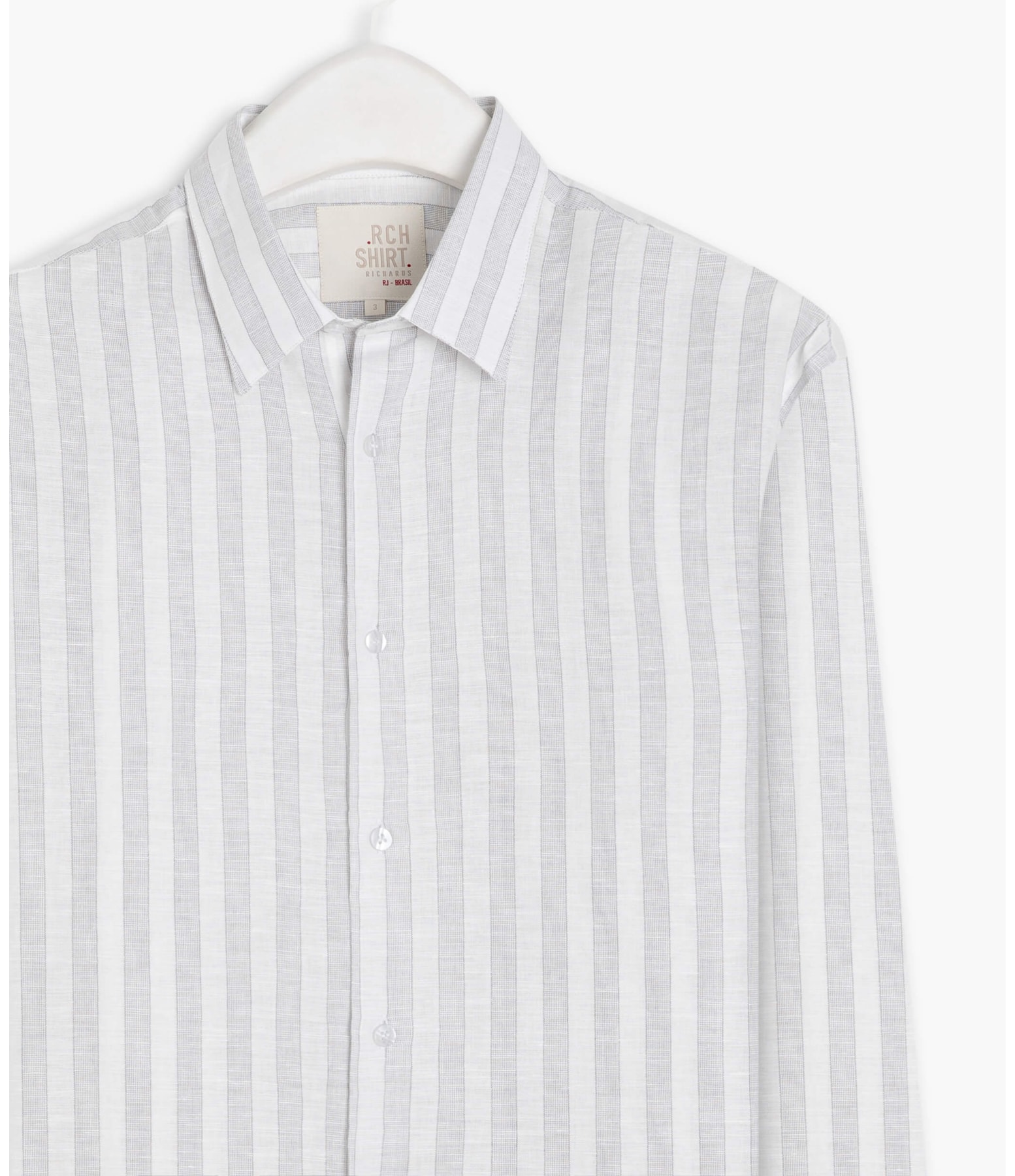 Camisa Linho  Junior Cinza Medio