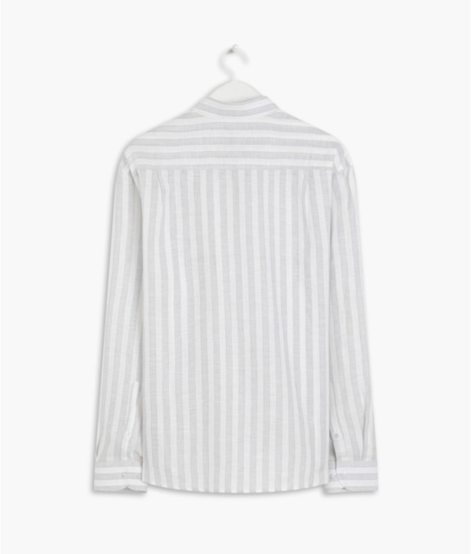 Camisa Linho  Junior Cinza Medio