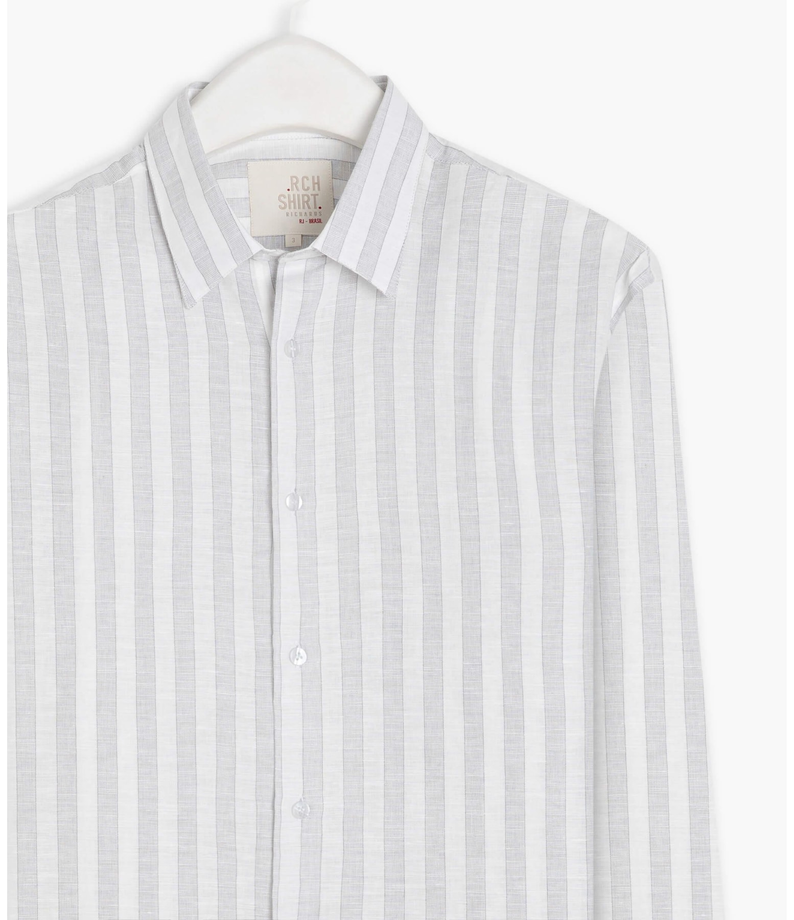 Camisa Linho  Junior Cinza Medio