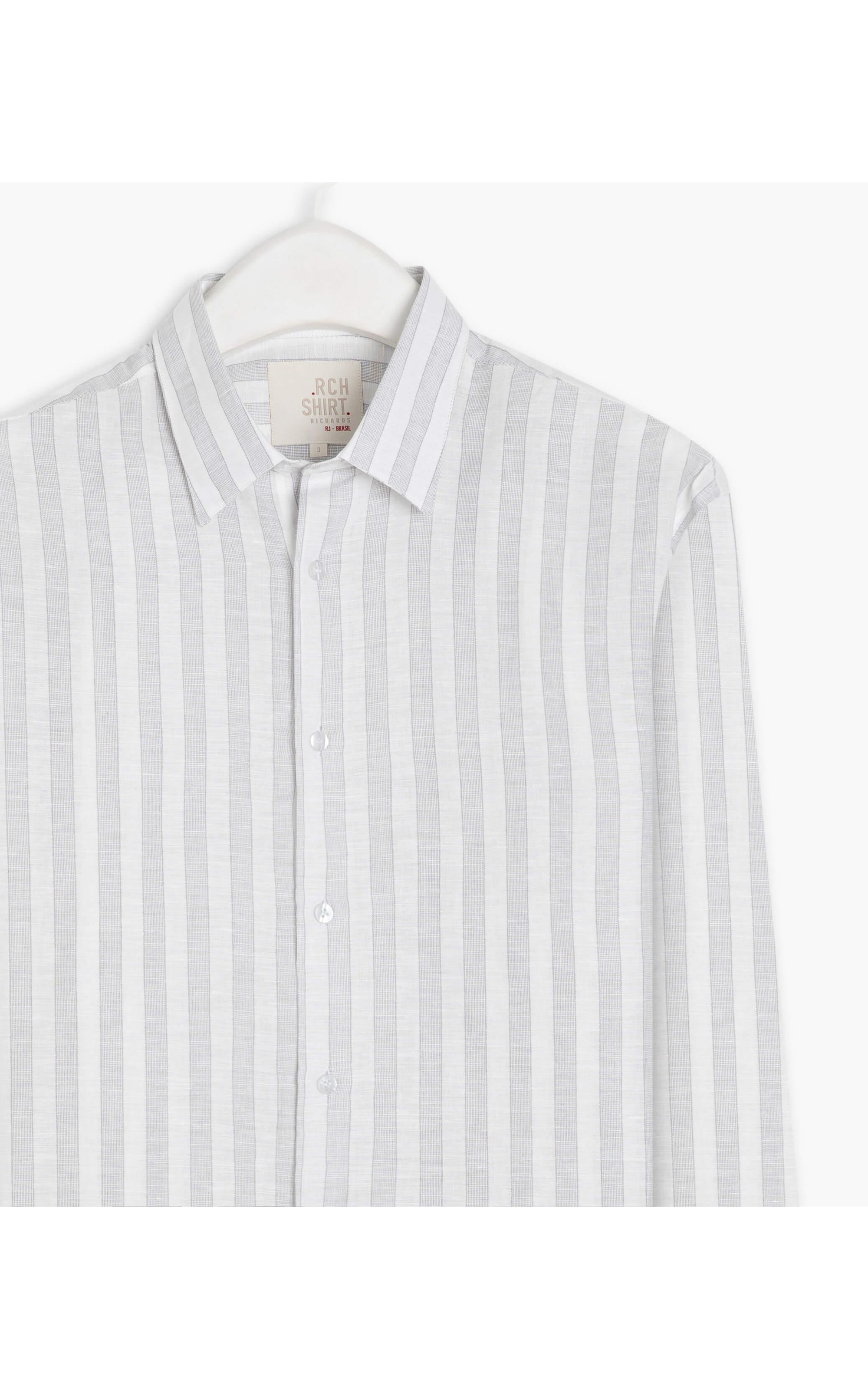 Camisa Linho  Junior Cinza Medio