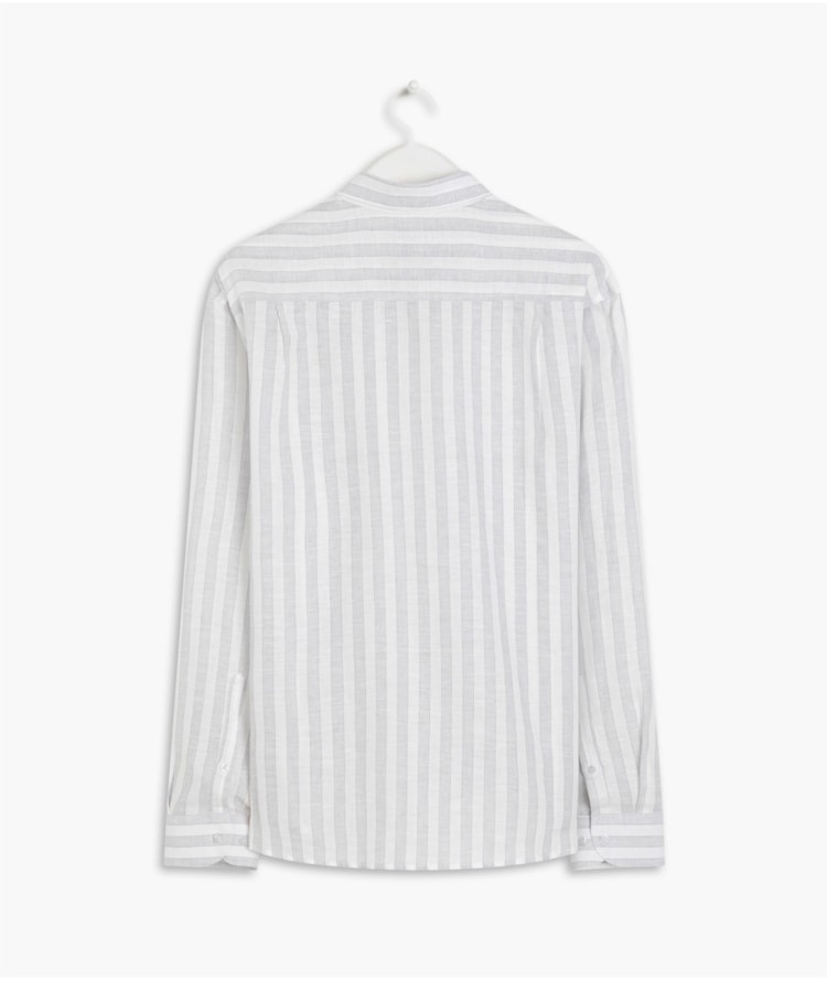 Camisa Linho  Junior Cinza Medio