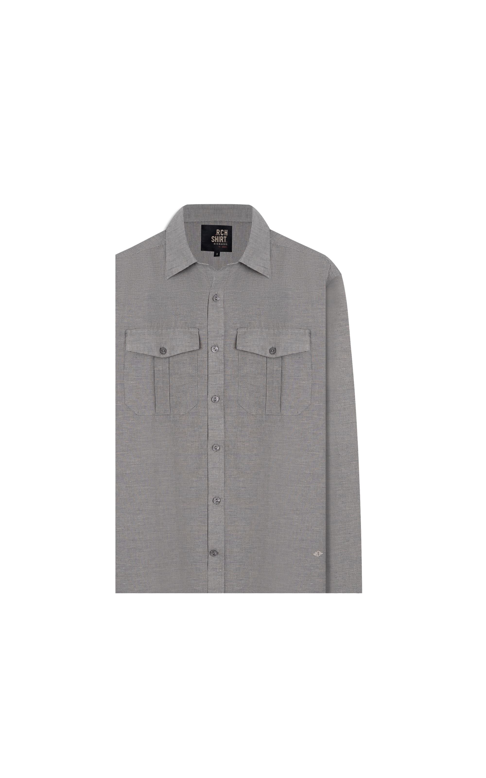 Camisa Linho  Kalimo Ml Tabaco