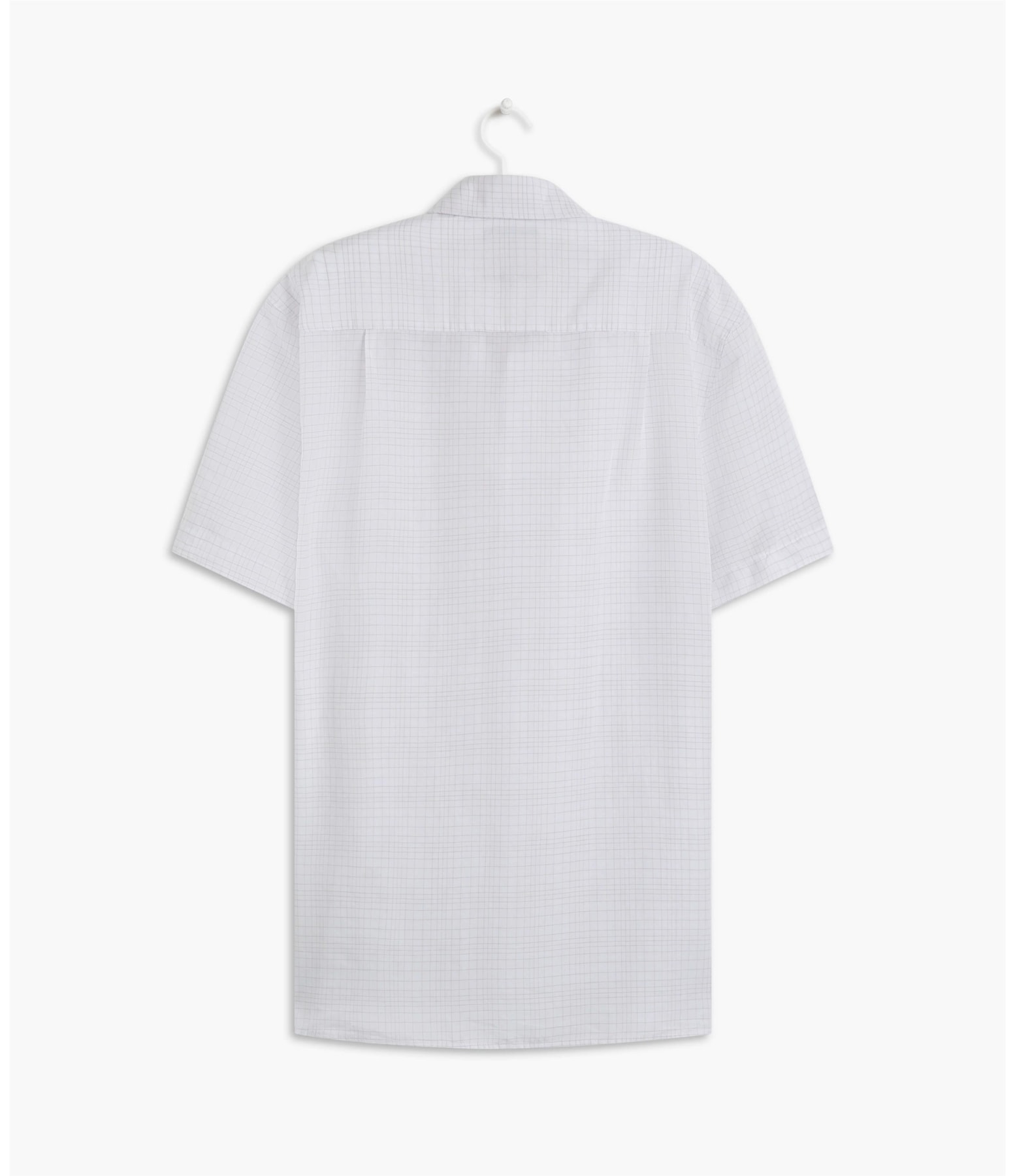 Camisa Linho  Levi Xadrez Mc Caqui