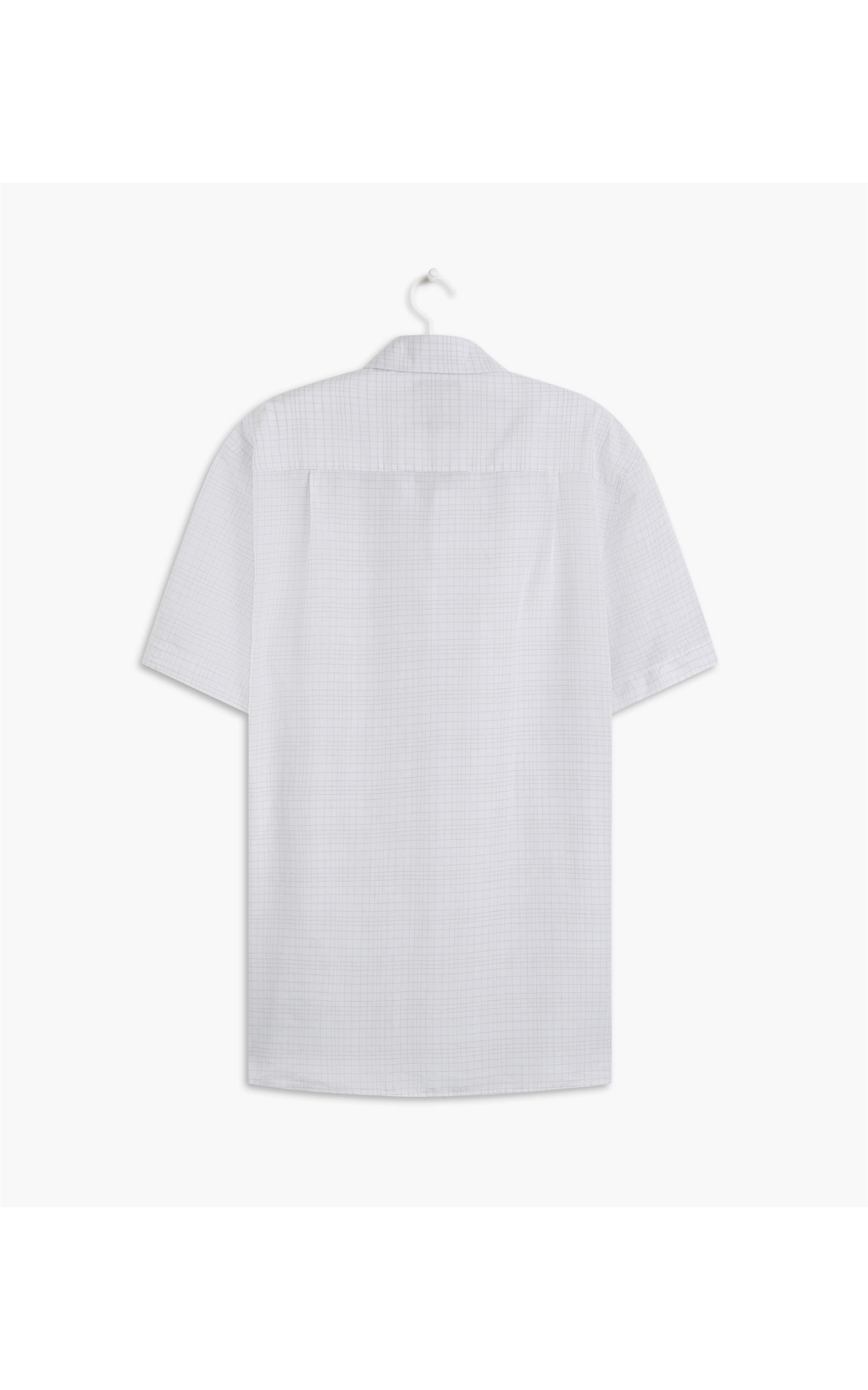 Camisa Linho  Levi Xadrez Mc Caqui