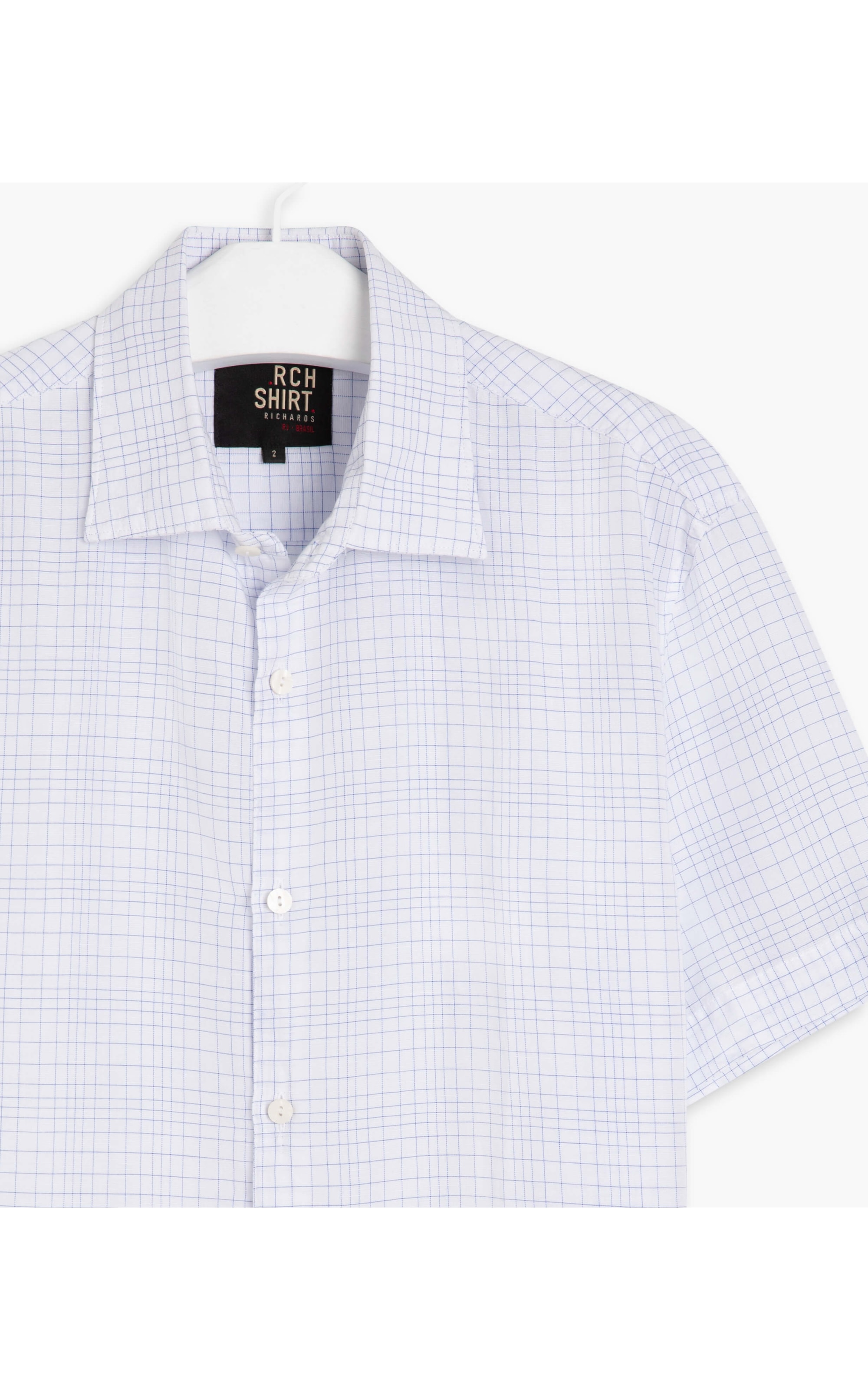 Camisa Linho  Levi Xadrez Mc Royal