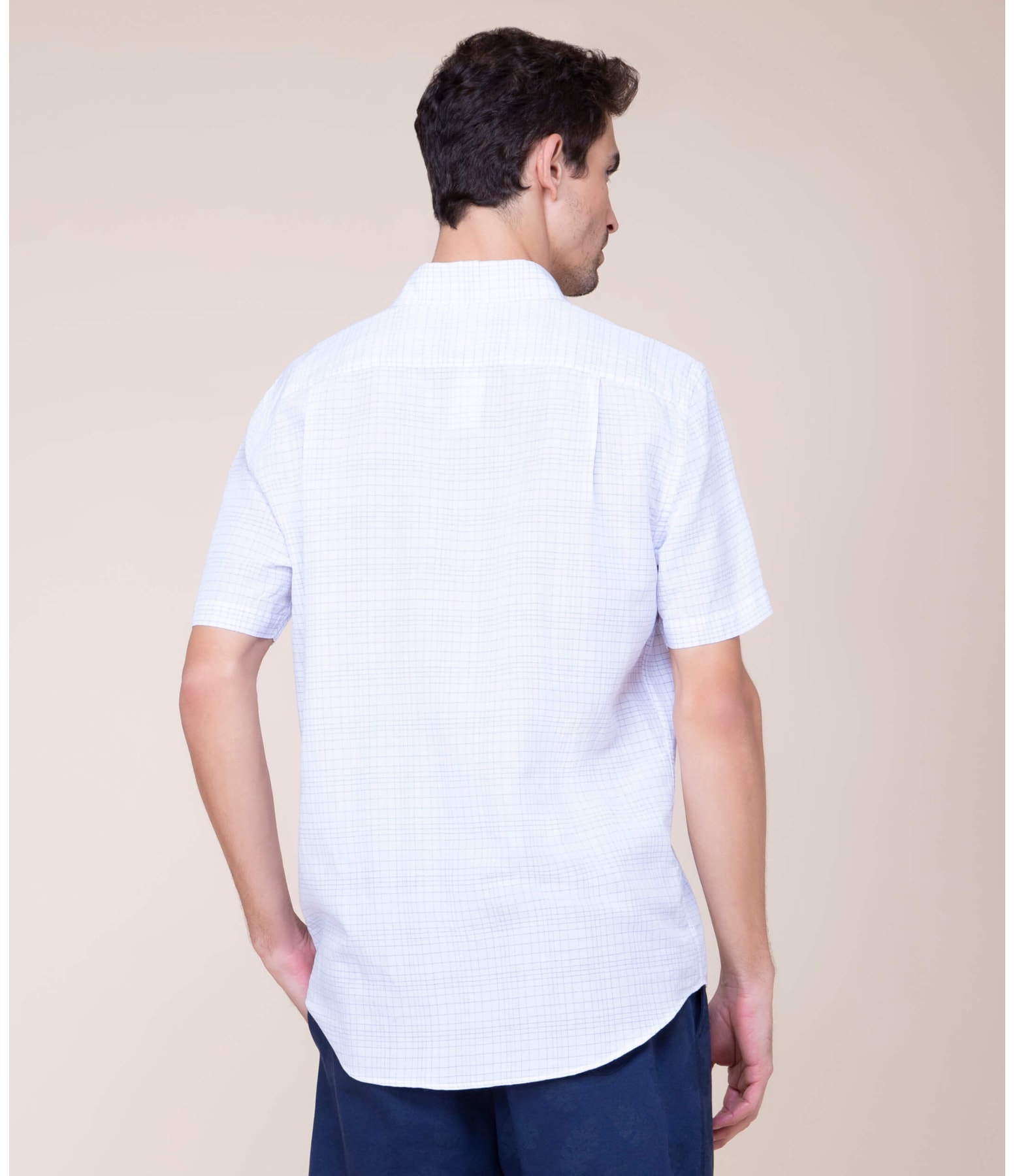 Camisa Linho  Levi Xadrez Mc Royal
