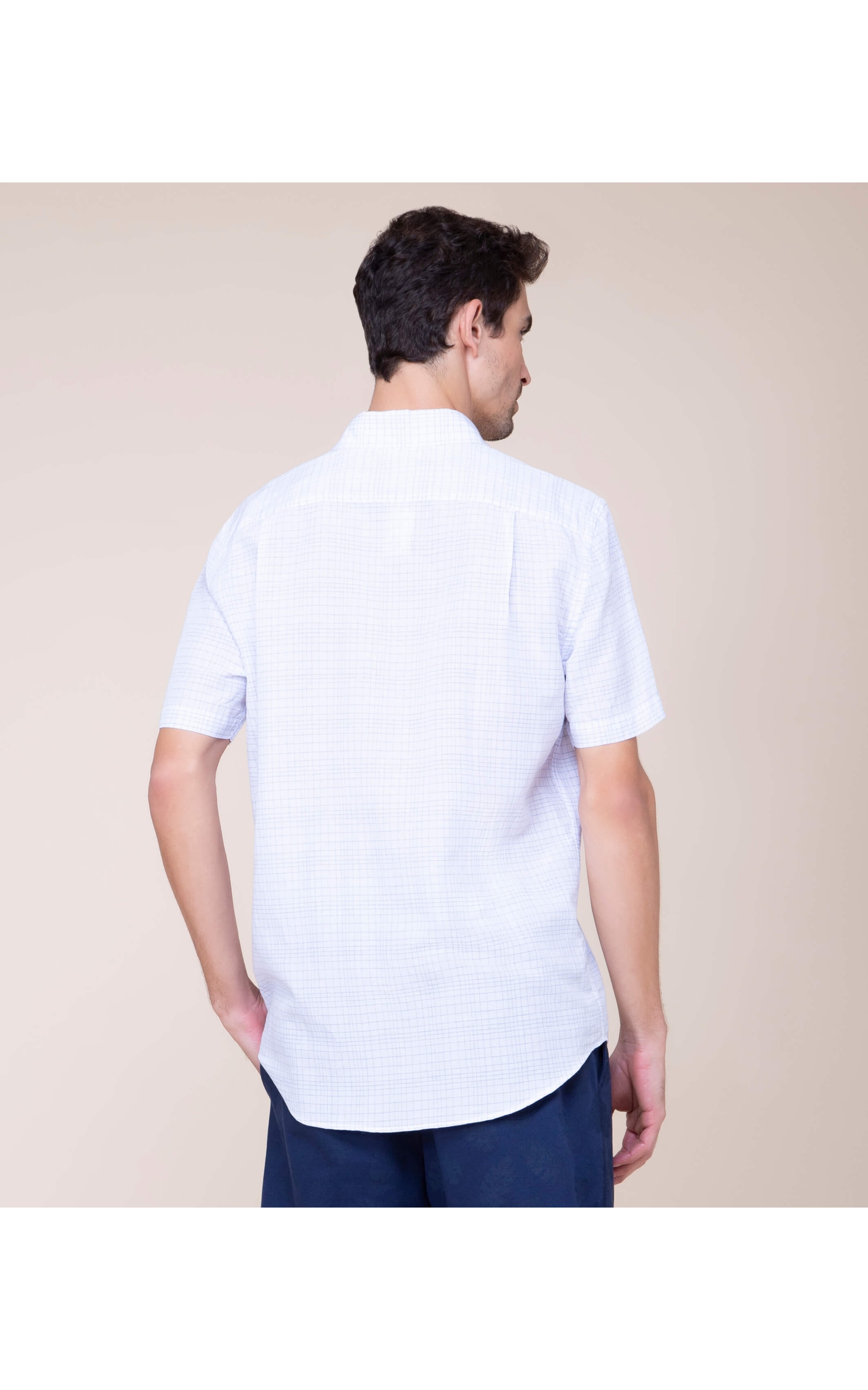 Camisa Linho  Levi Xadrez Mc Royal