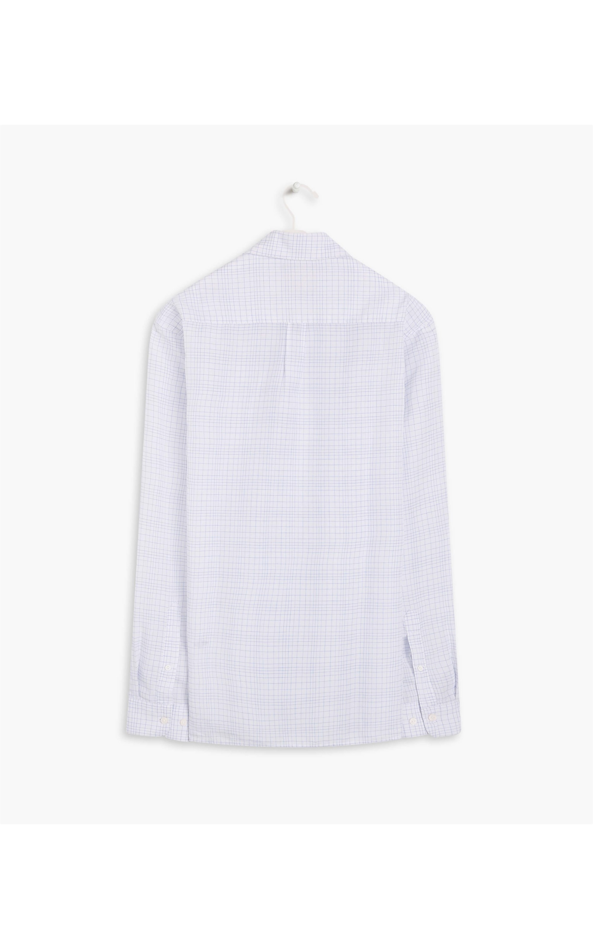 Camisa Linho  Levi Xadrez Ml Royal