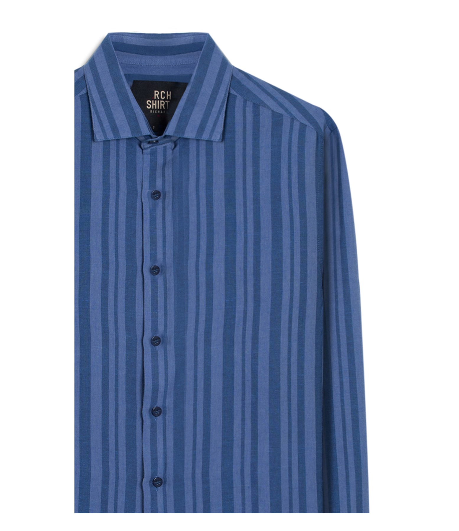 Camisa Linho  Liso Marinho