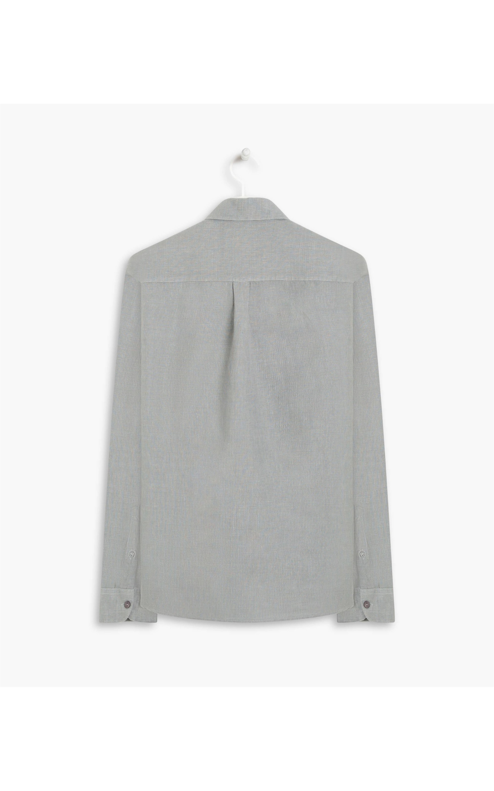 Camisa Linho  Listrada Daniel Ml Grafite