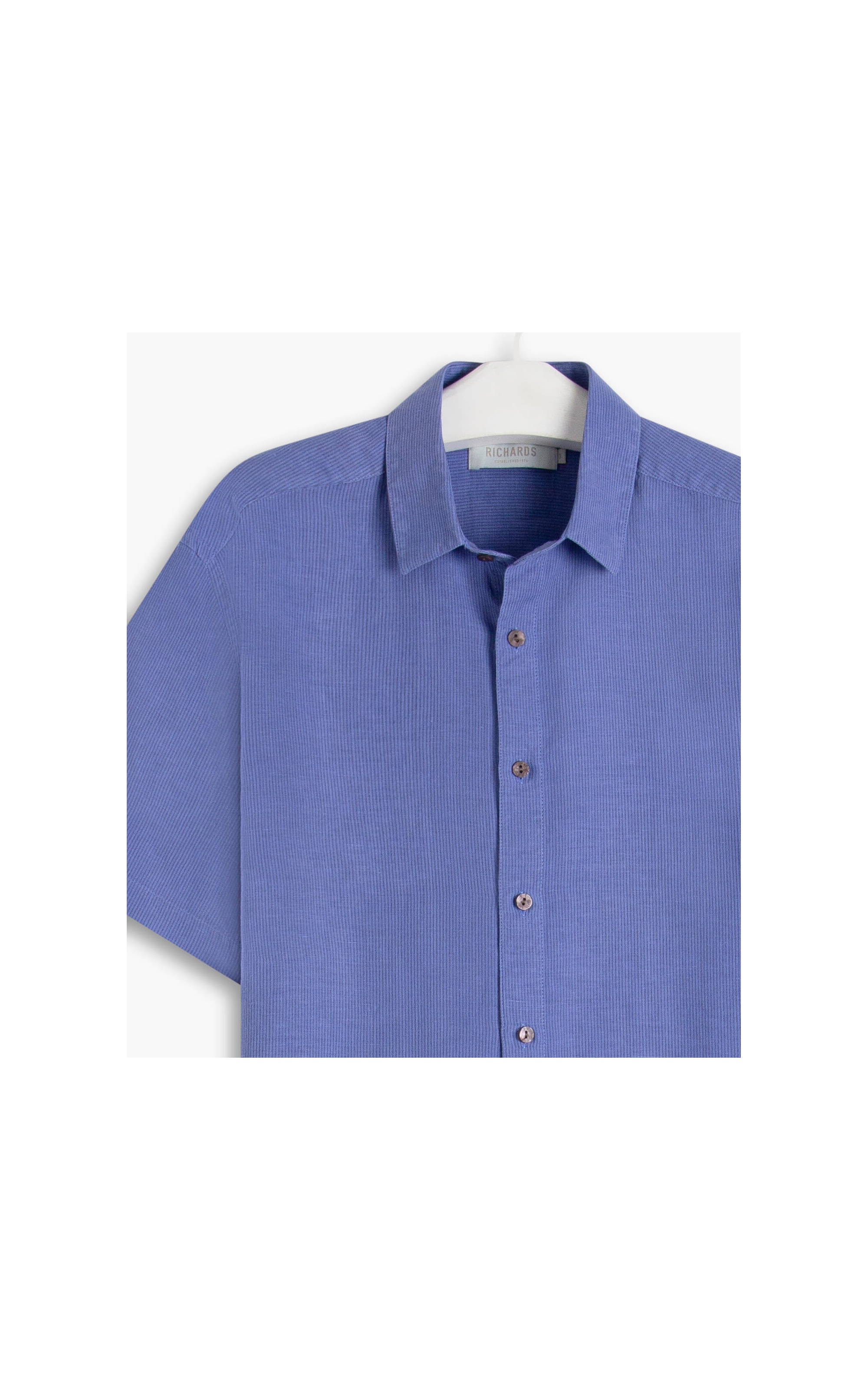 Camisa Linho  Listrado Alessandro Mc Violeta