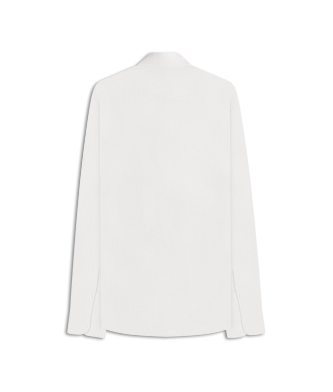Camisa Linho  Listrado Blend Alex Ml Caqui