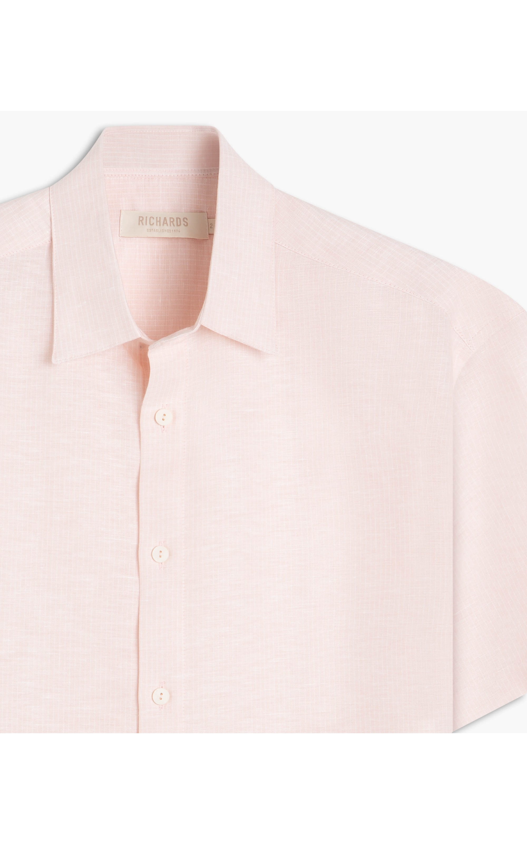 Camisa Linho  Listrado Roma Rosa