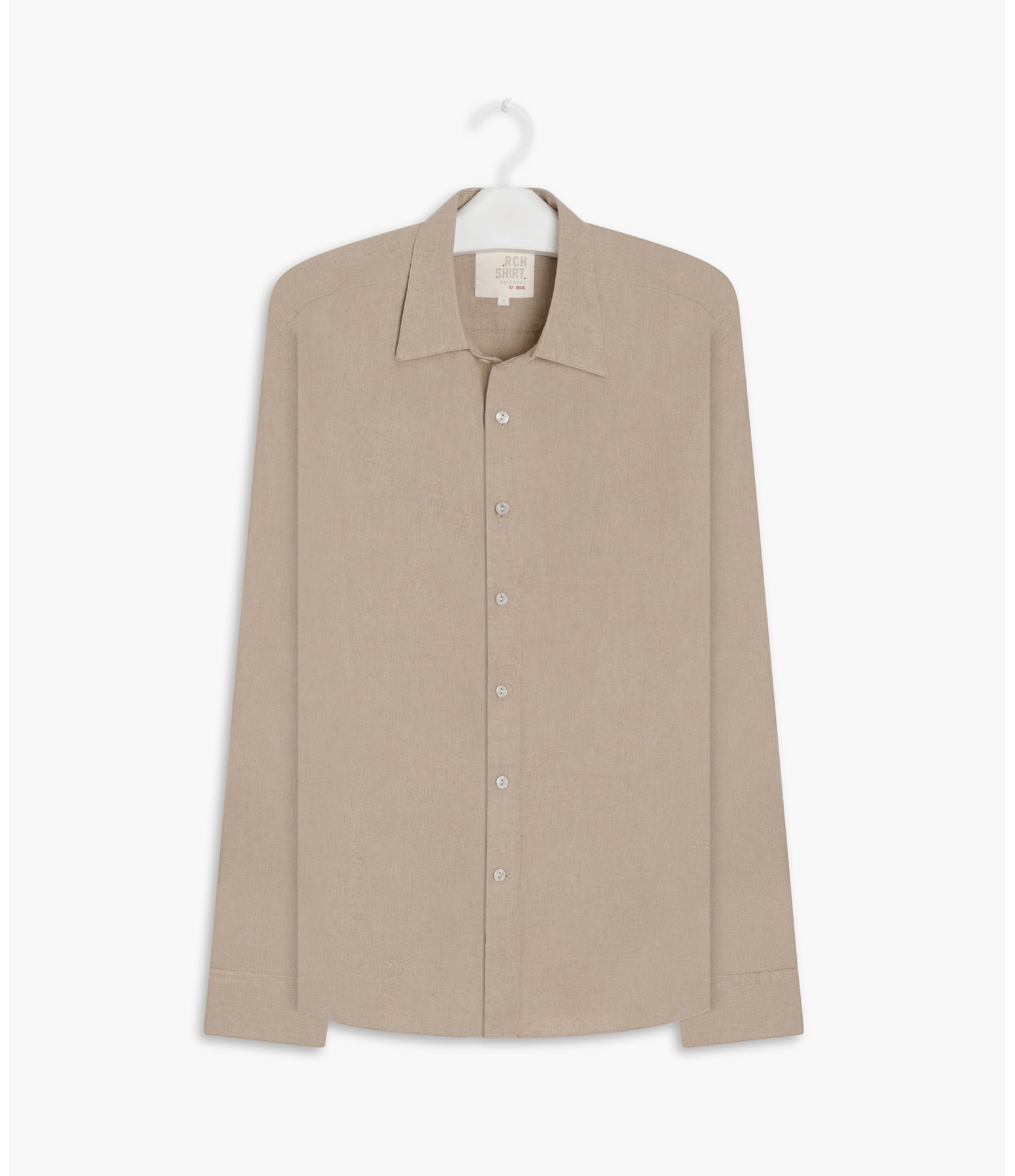 Camisa Linho  Livi Uni Ml Areia