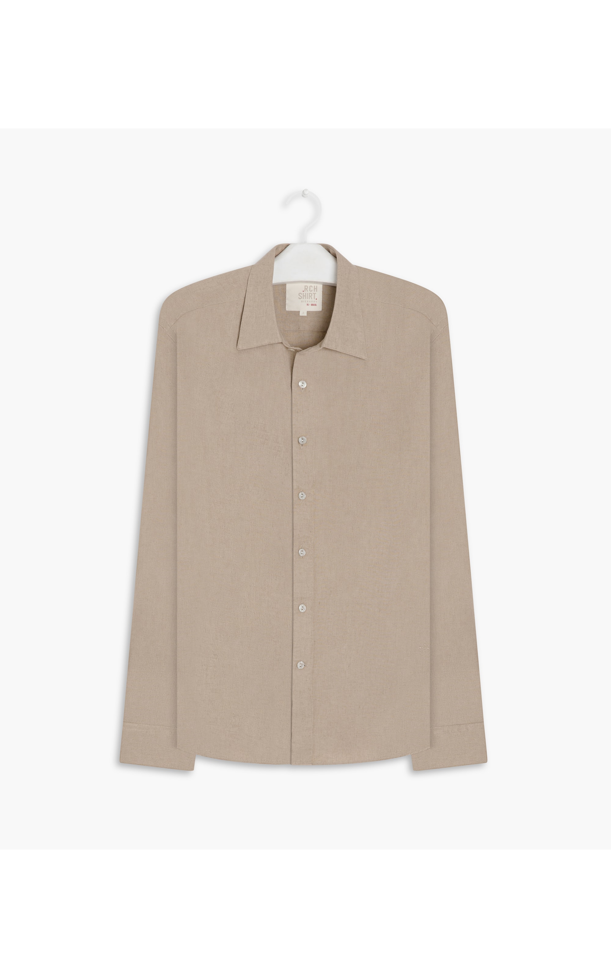 Camisa Linho  Livi Uni Ml Areia
