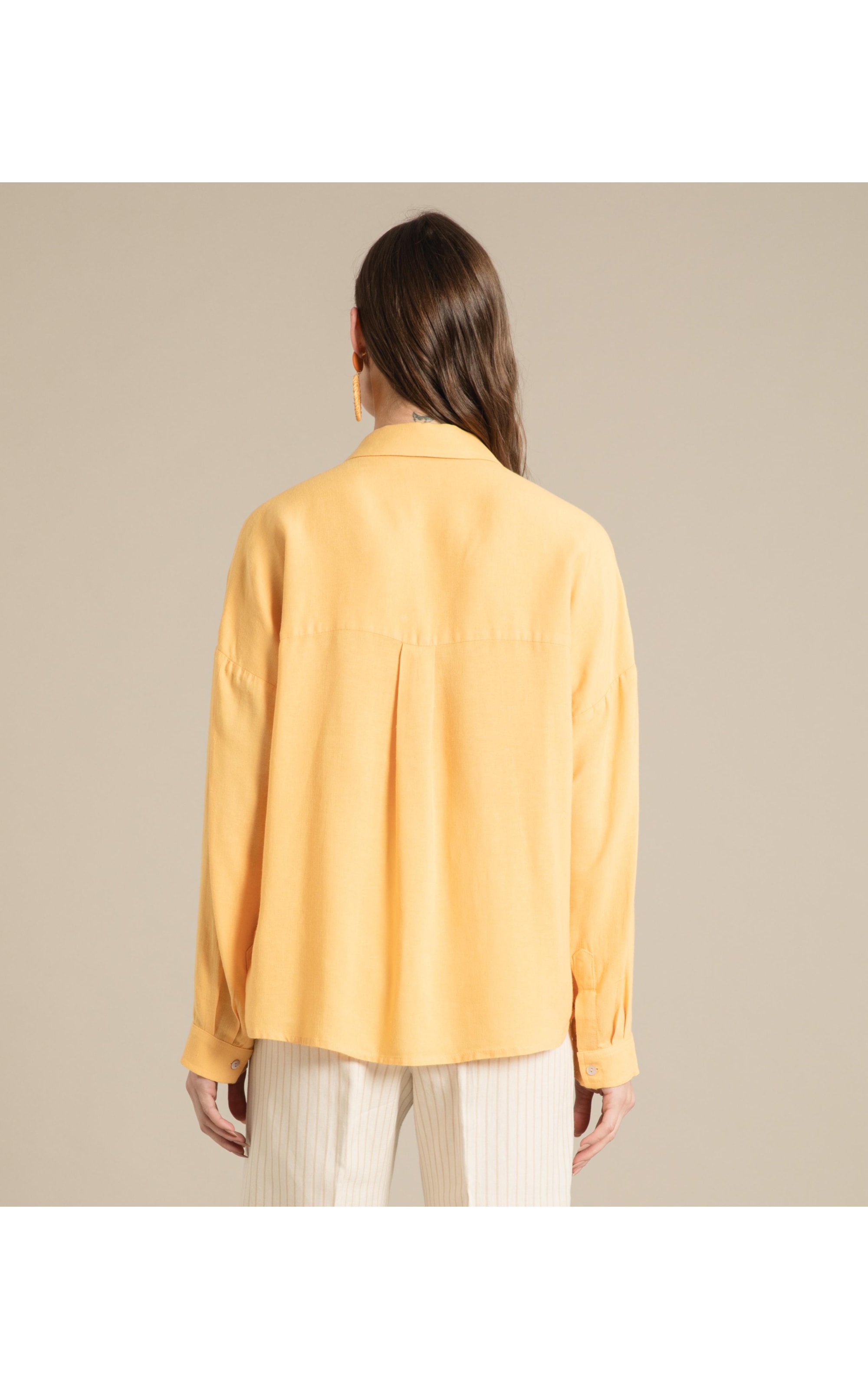 Camisa Linho  Lua Amarelo