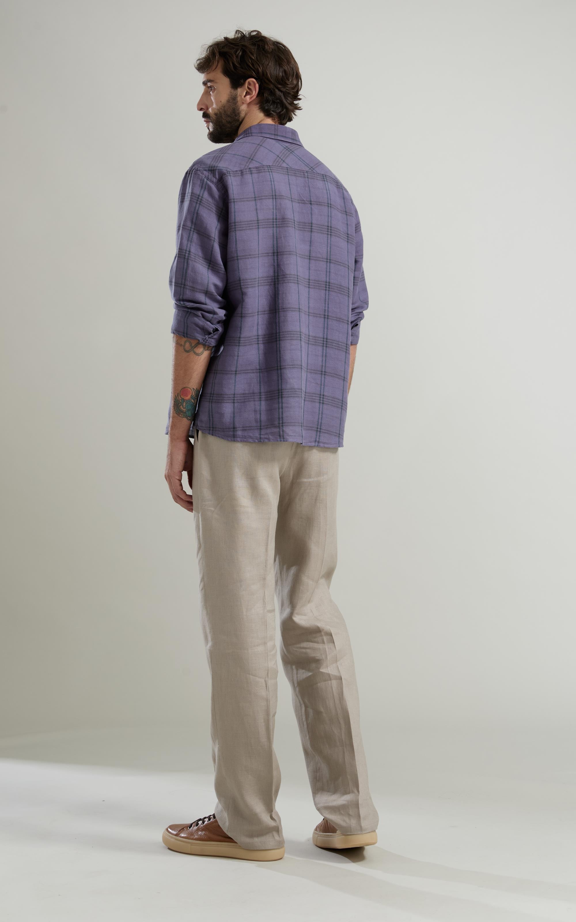 Camisa Linho  Lucas Ml Misty