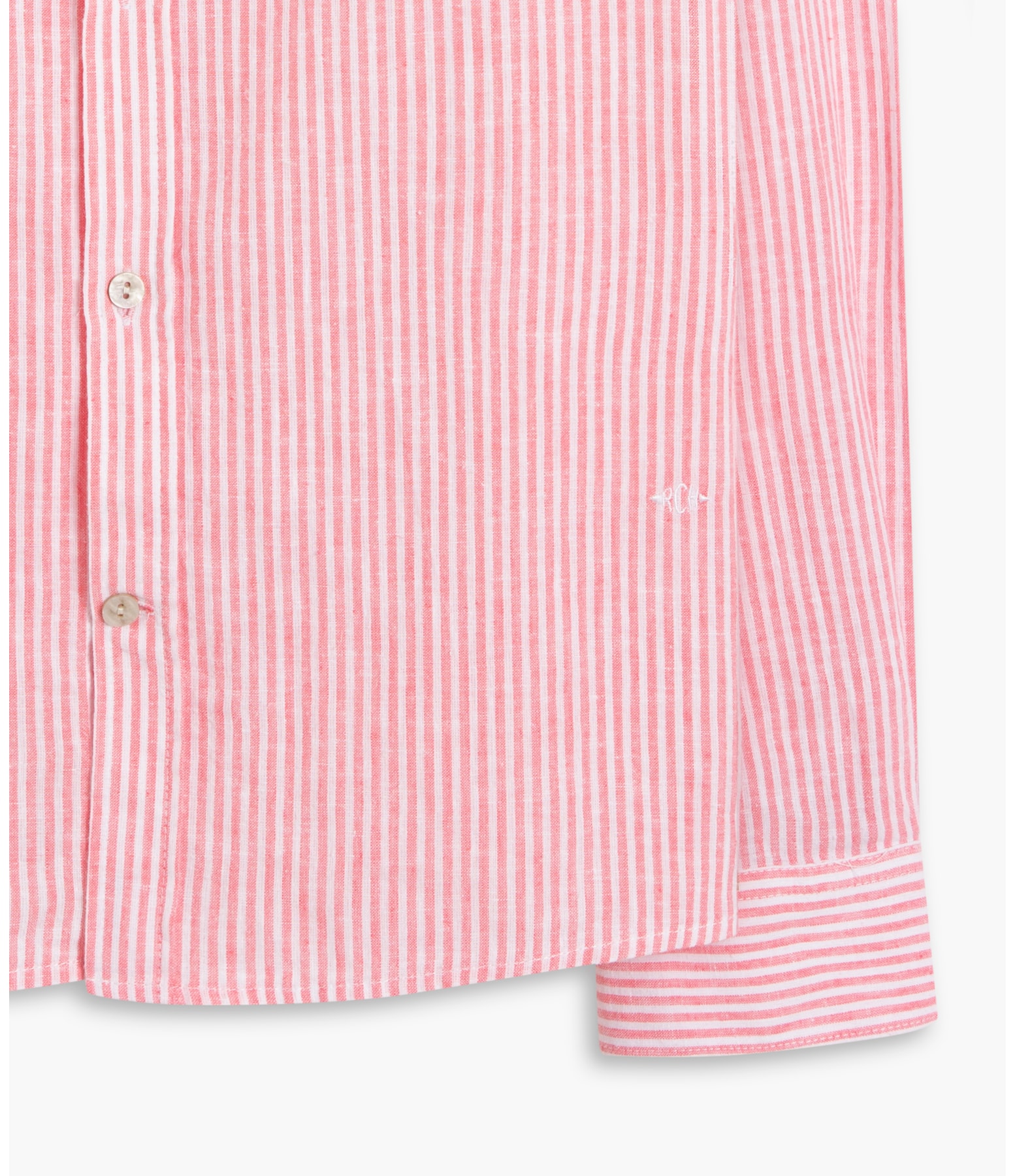 Camisa Linho  Lucca  Beld Ml Masculino Laranja