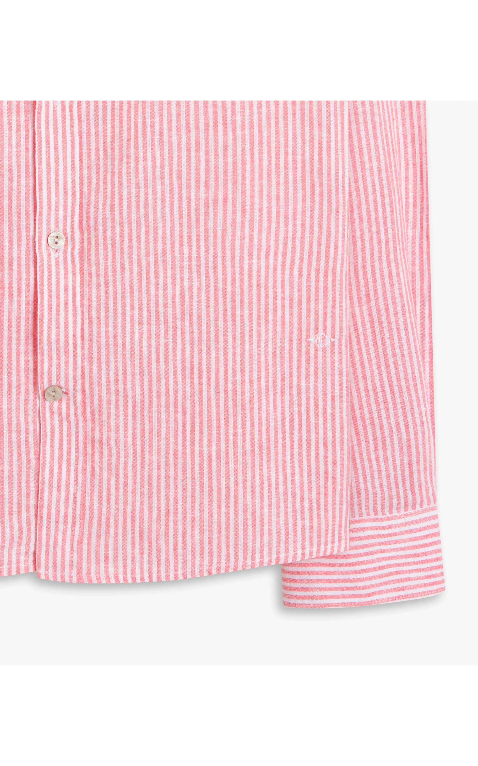 Camisa Linho  Lucca  Beld Ml Masculino Laranja