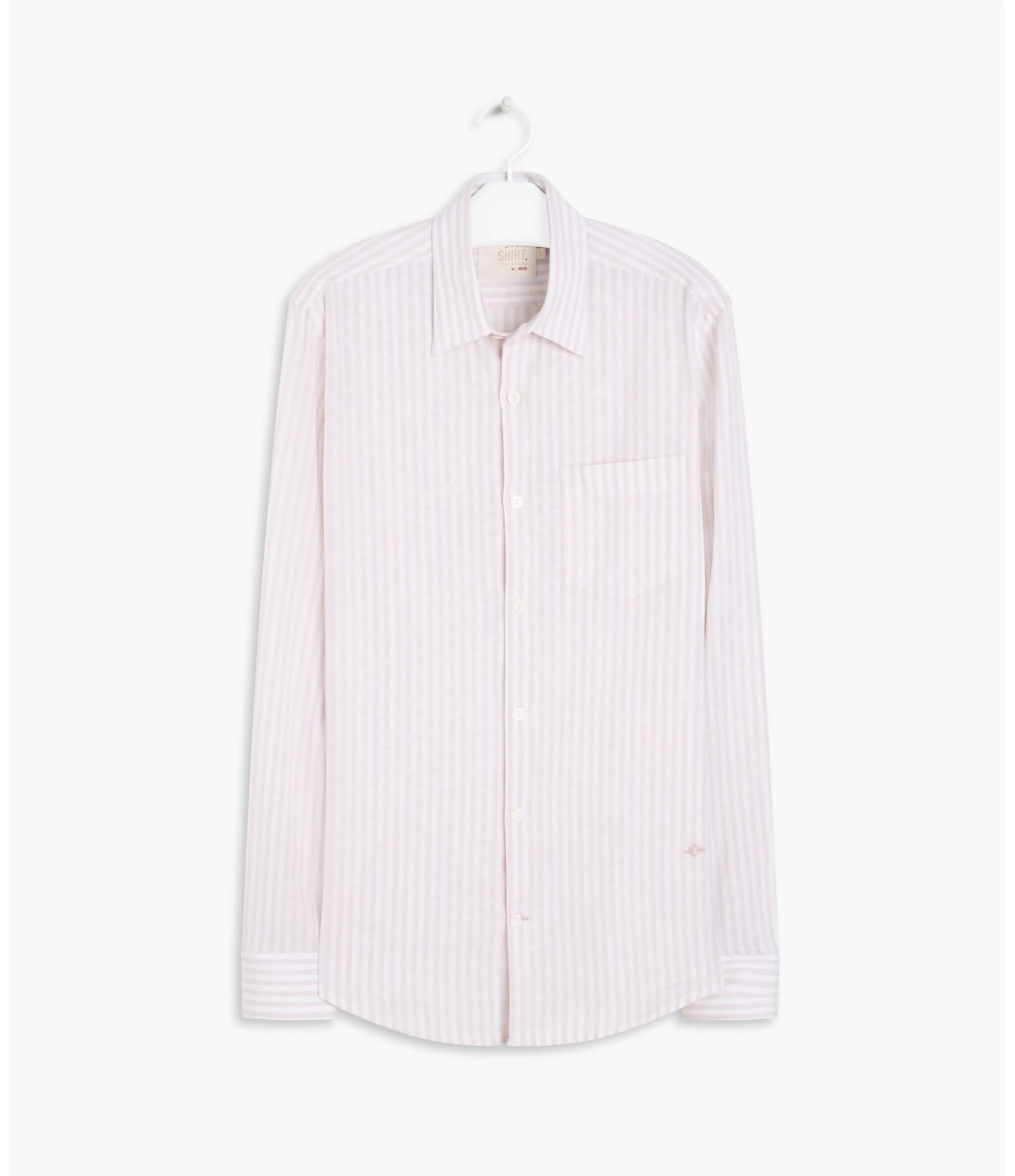 Camisa Linho  Luiz Listrada Ml Caqui