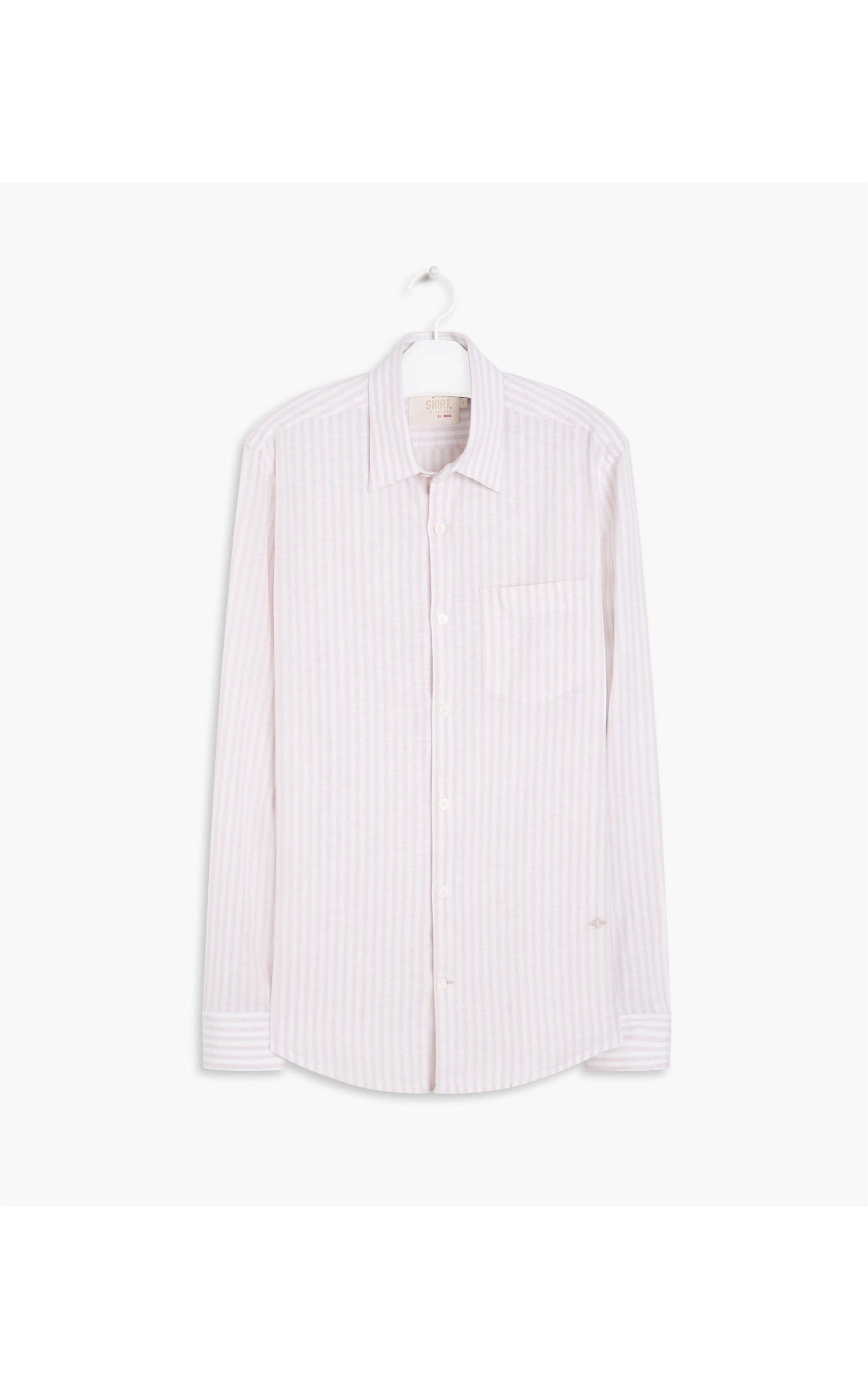 Camisa Linho  Luiz Listrada Ml Caqui