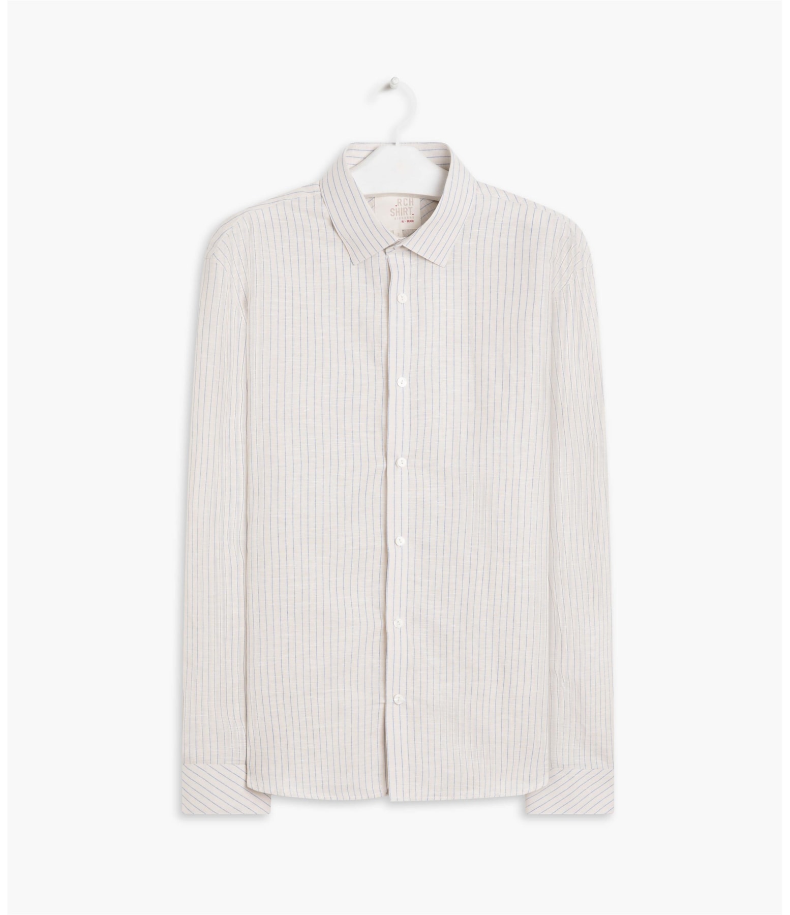 Camisa Linho  Maiao Ml Azul Bic