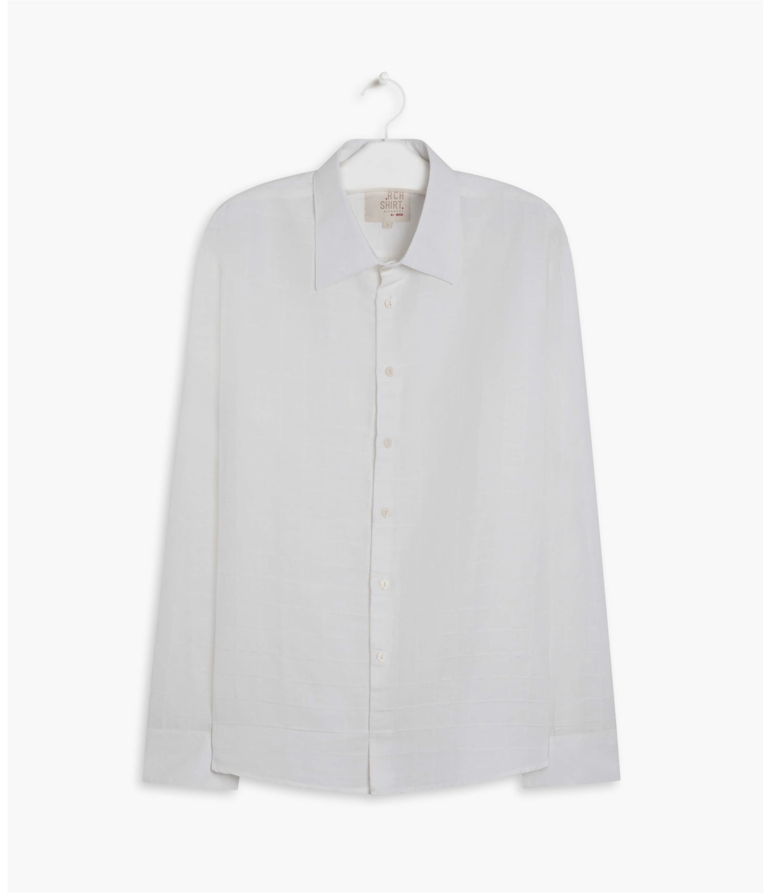 Camisa Linho  Maquinetad Branco