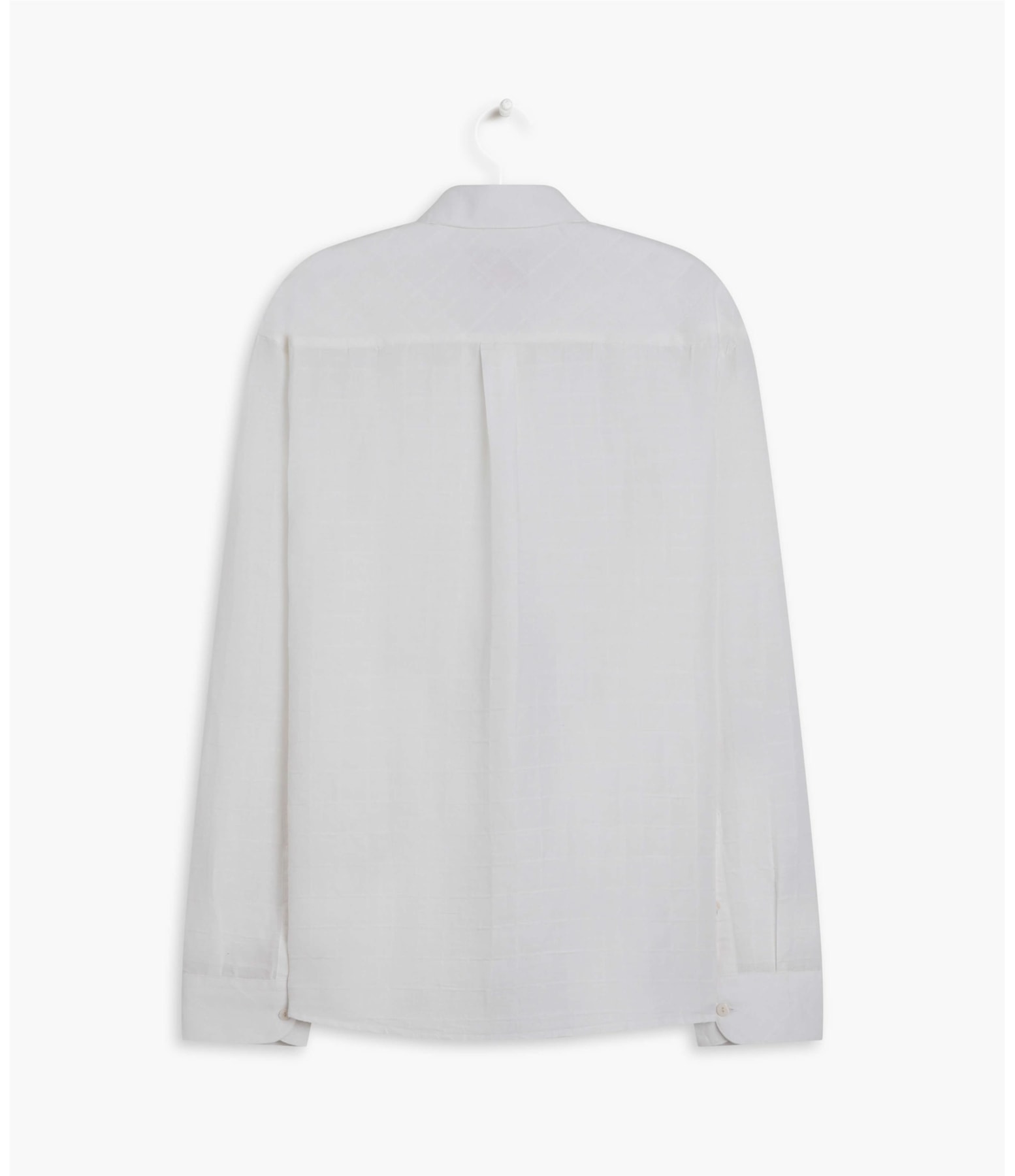 Camisa Linho  Maquinetad Branco