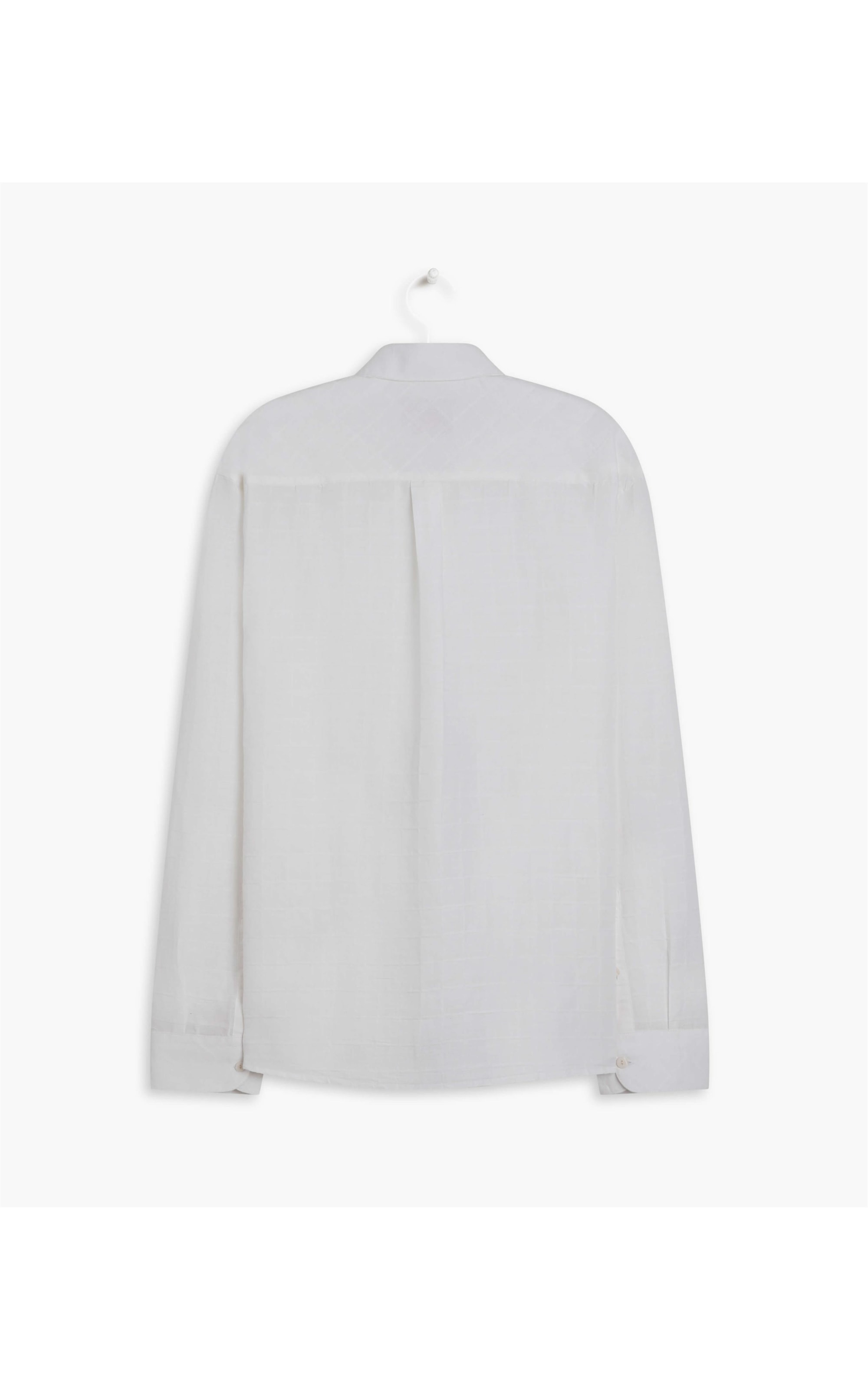 Camisa Linho  Maquinetad Branco