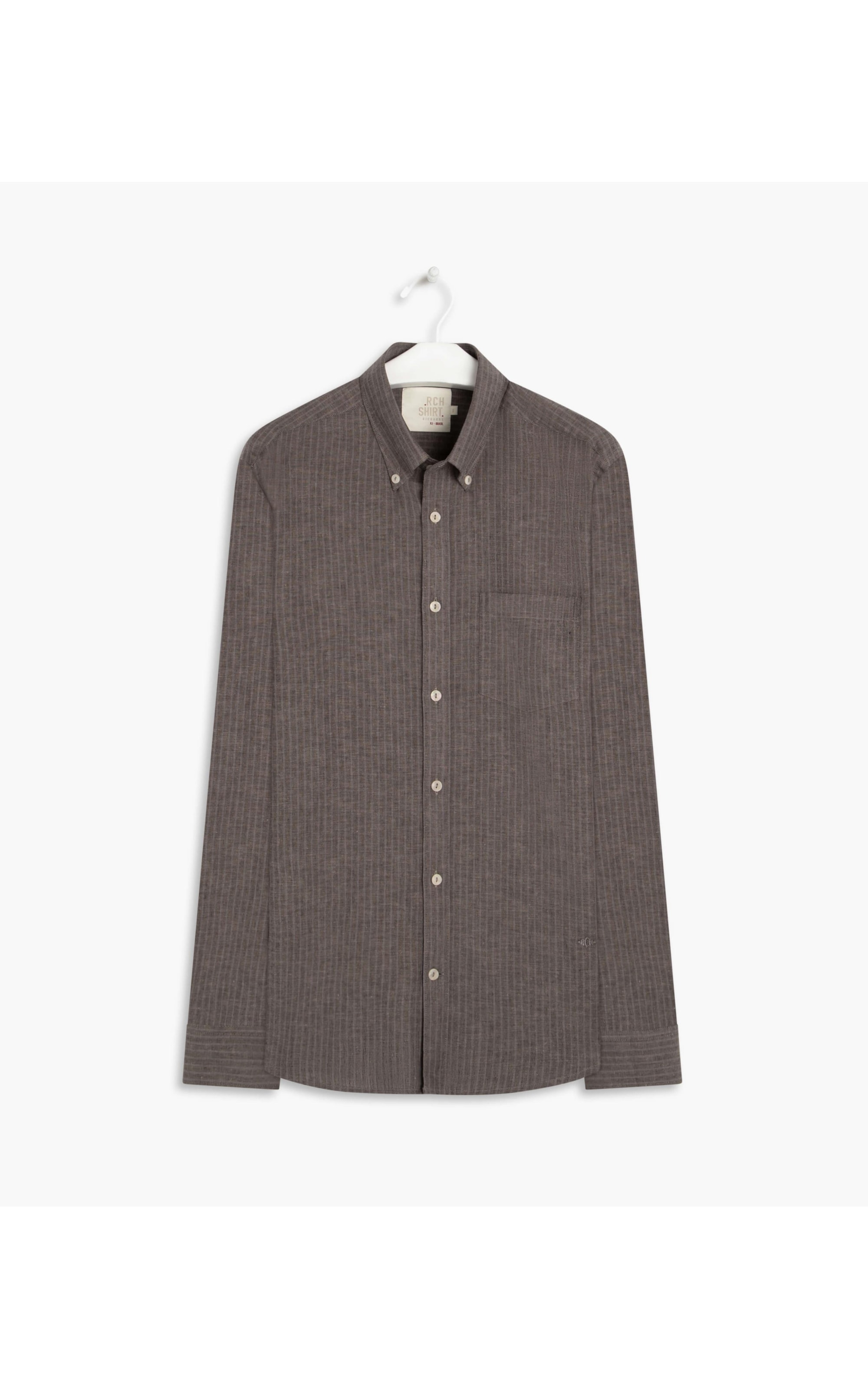 Camisa Linho  Marcelo Listrada Ml Bege