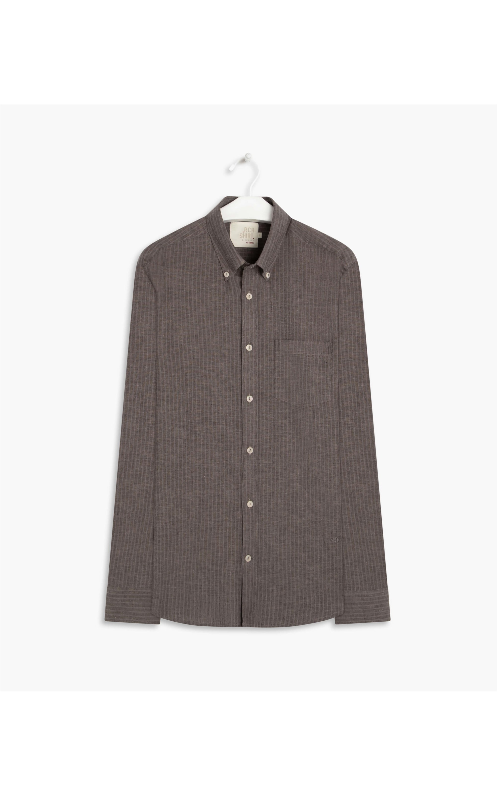 Camisa Linho  Marcelo Listrada Ml Bege