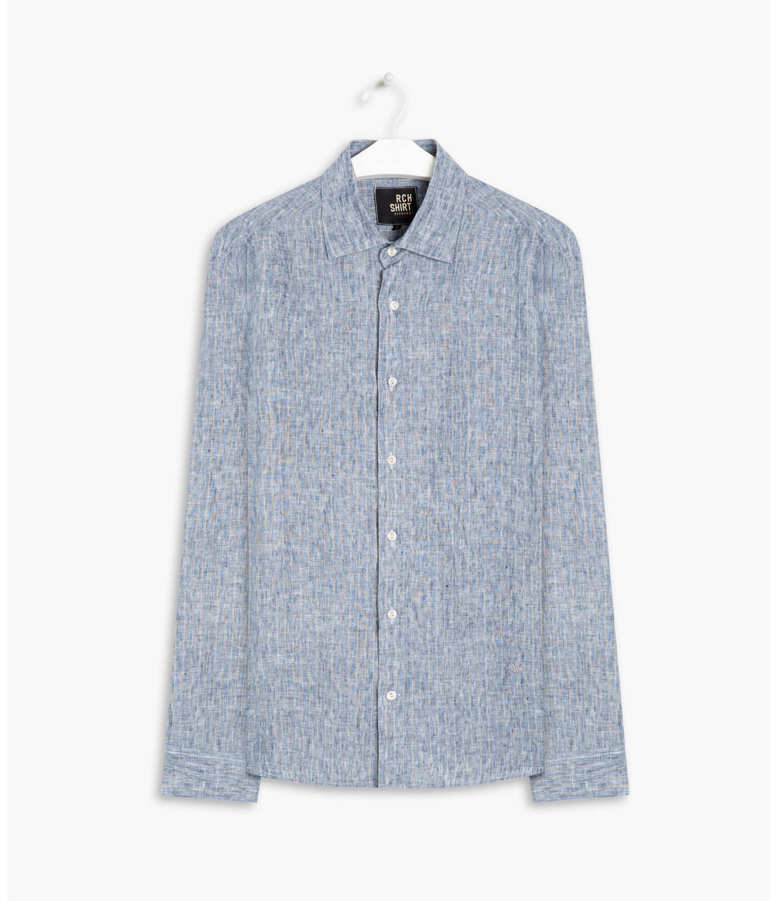 Camisa Linho  Marcio Azul Claro