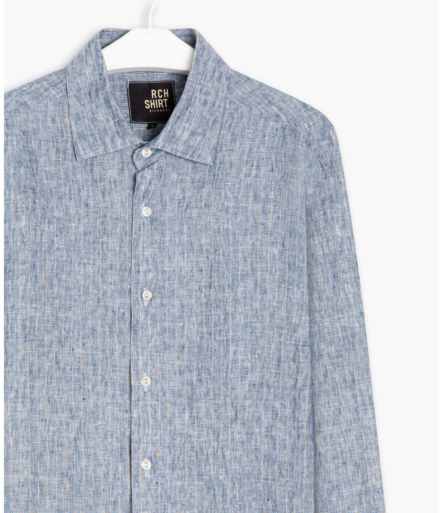 Camisa Linho  Marcio Azul Claro