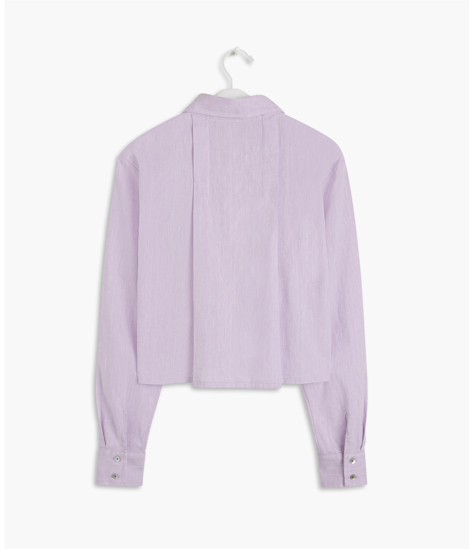 Camisa Linho  Mare  Cross Dye Lilas