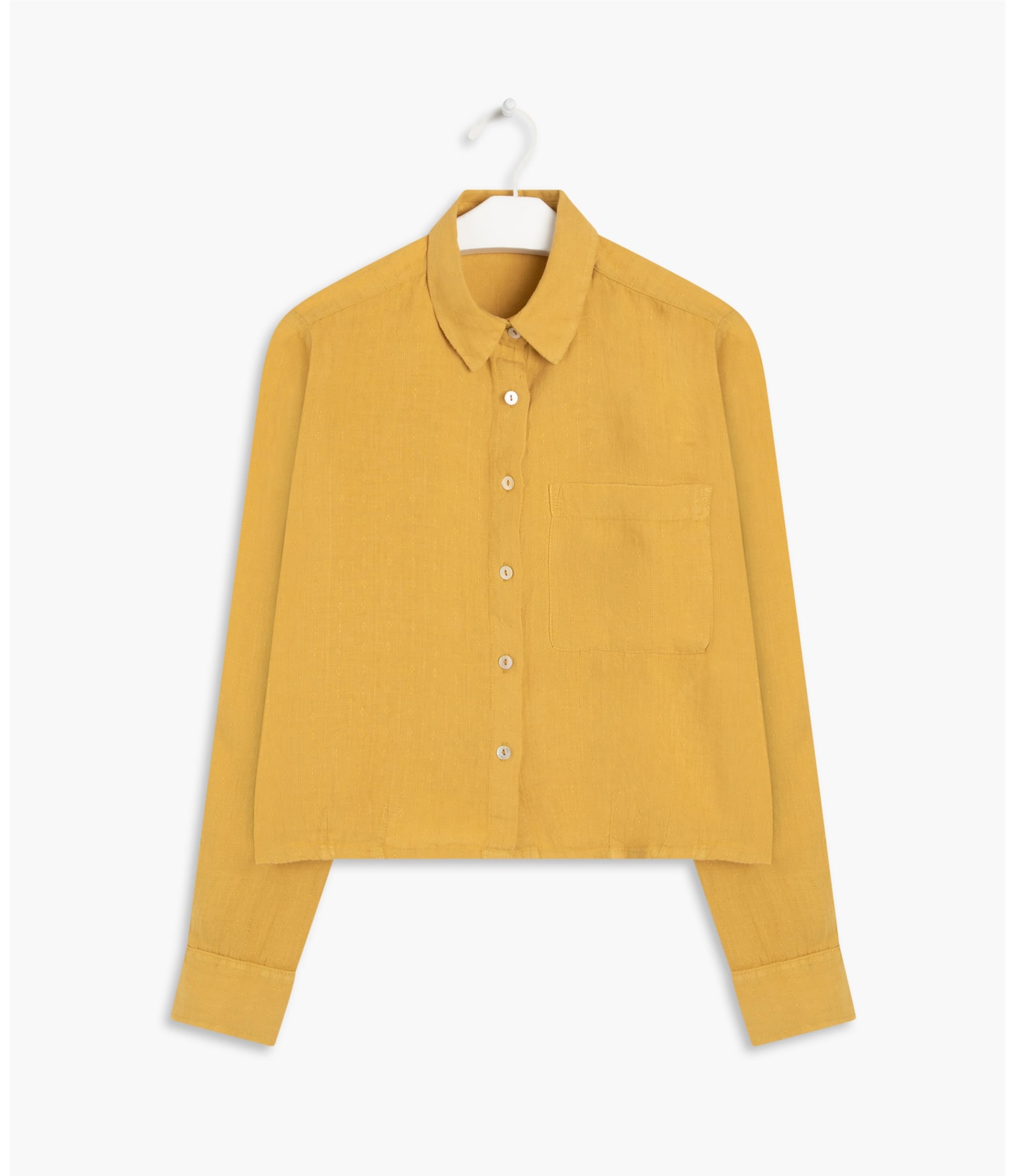 Camisa Linho  Maré Mostarda