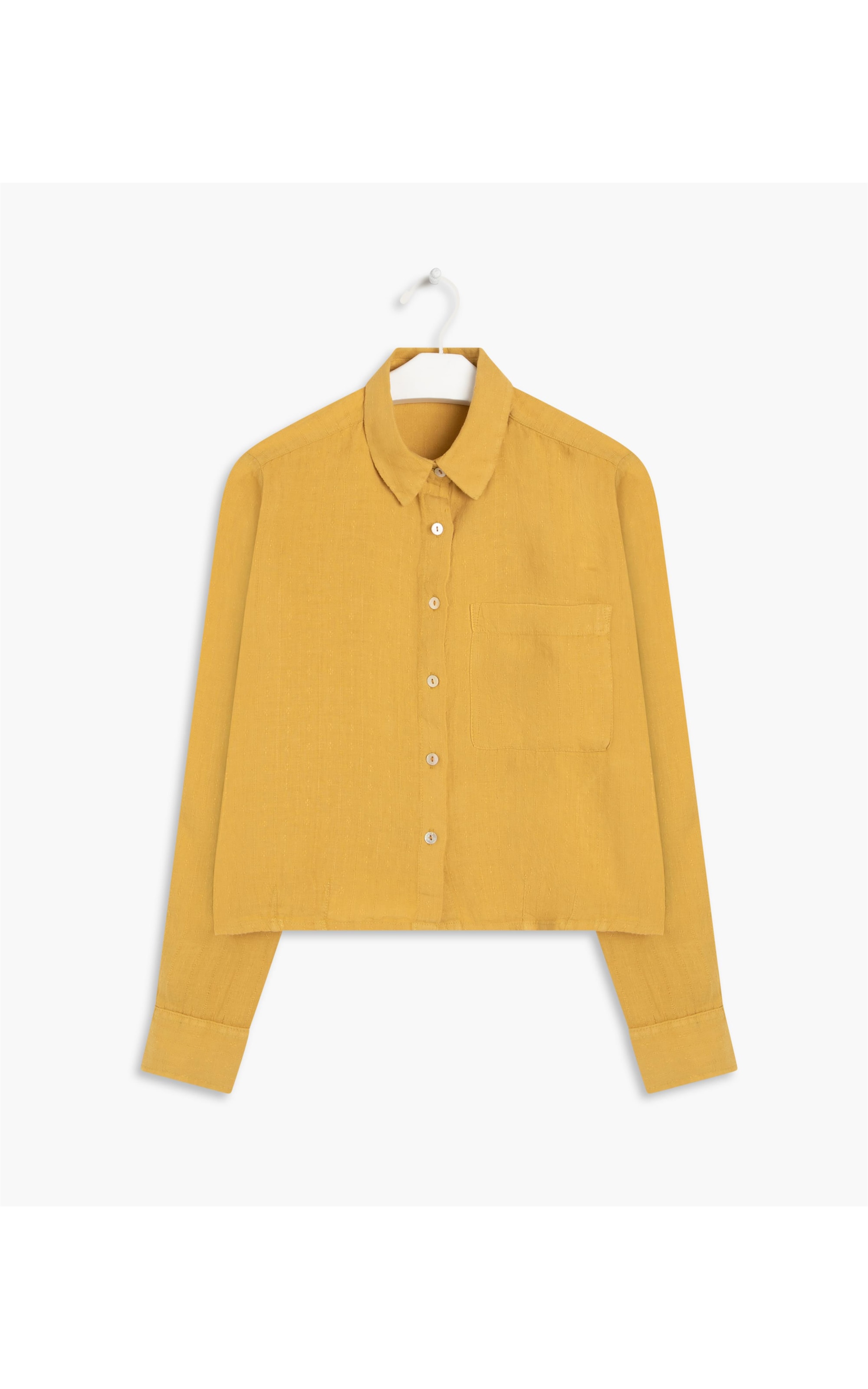 Camisa Linho  Maré Mostarda