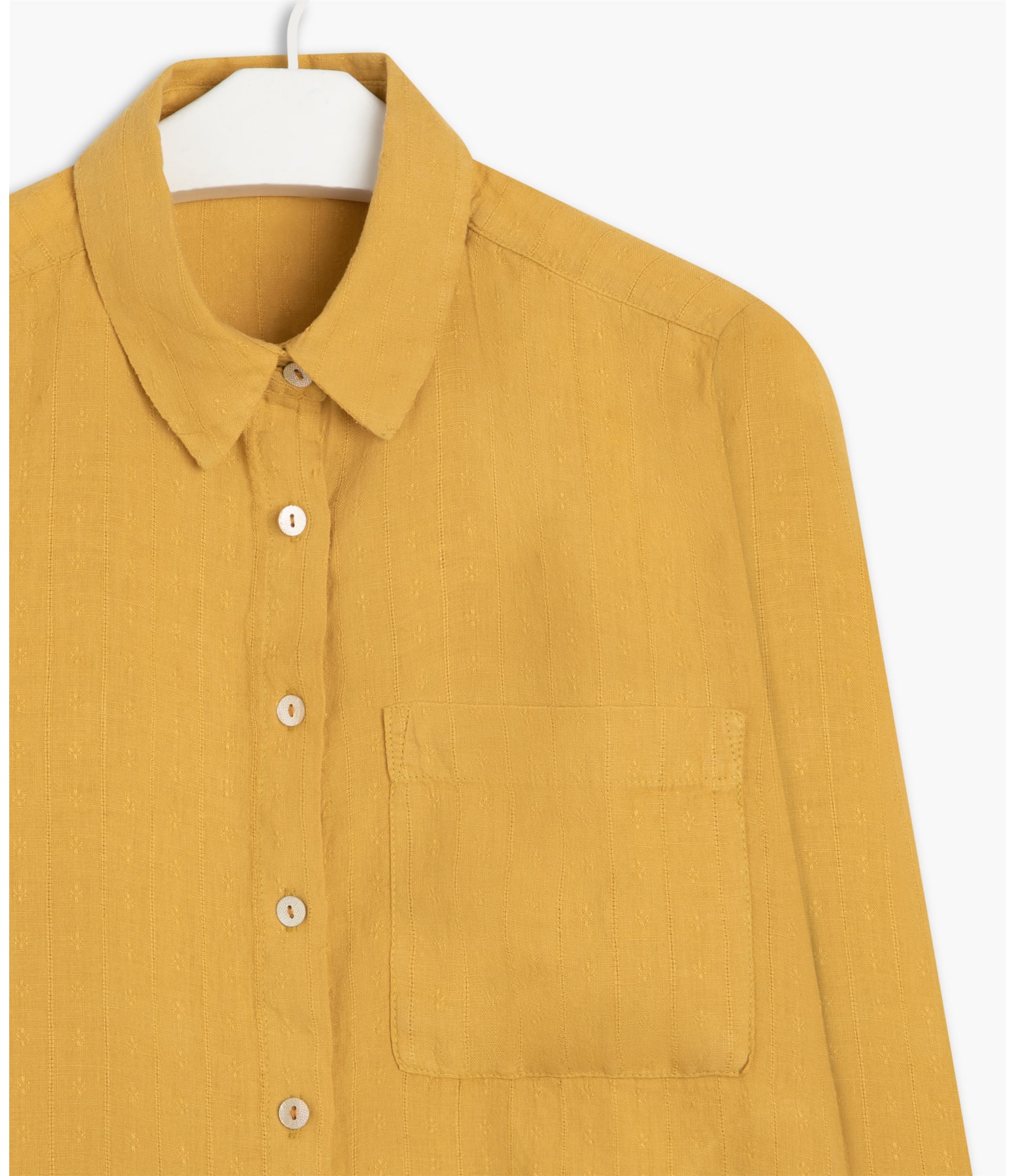 Camisa Linho  Maré Mostarda