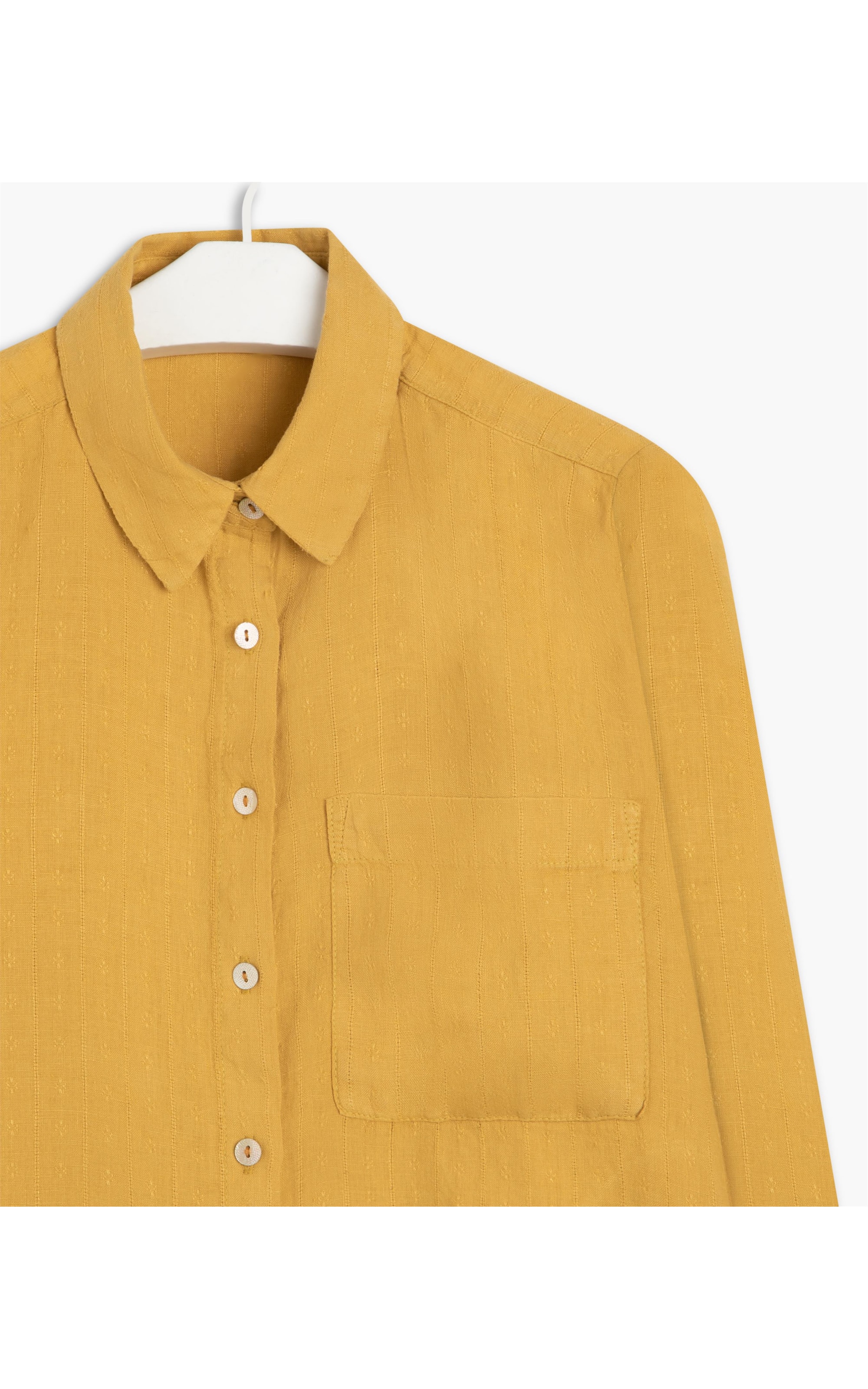 Camisa Linho  Maré Mostarda