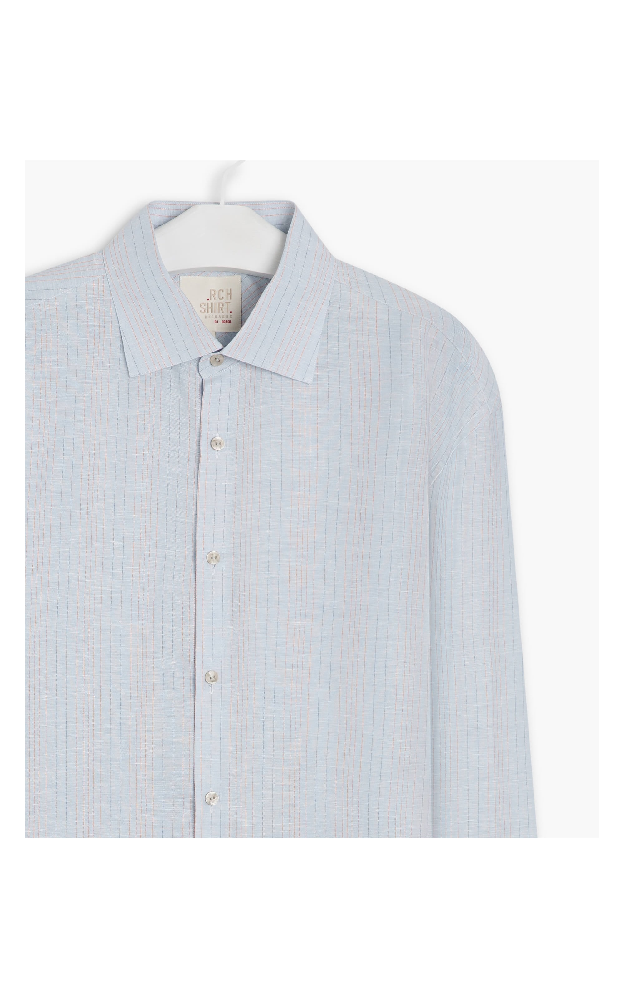 Camisa Linho  Miro Azul Bic