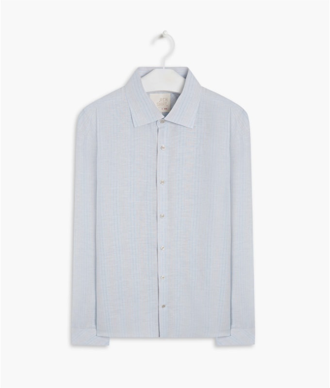 Camisa Linho  Miro Azul Bic