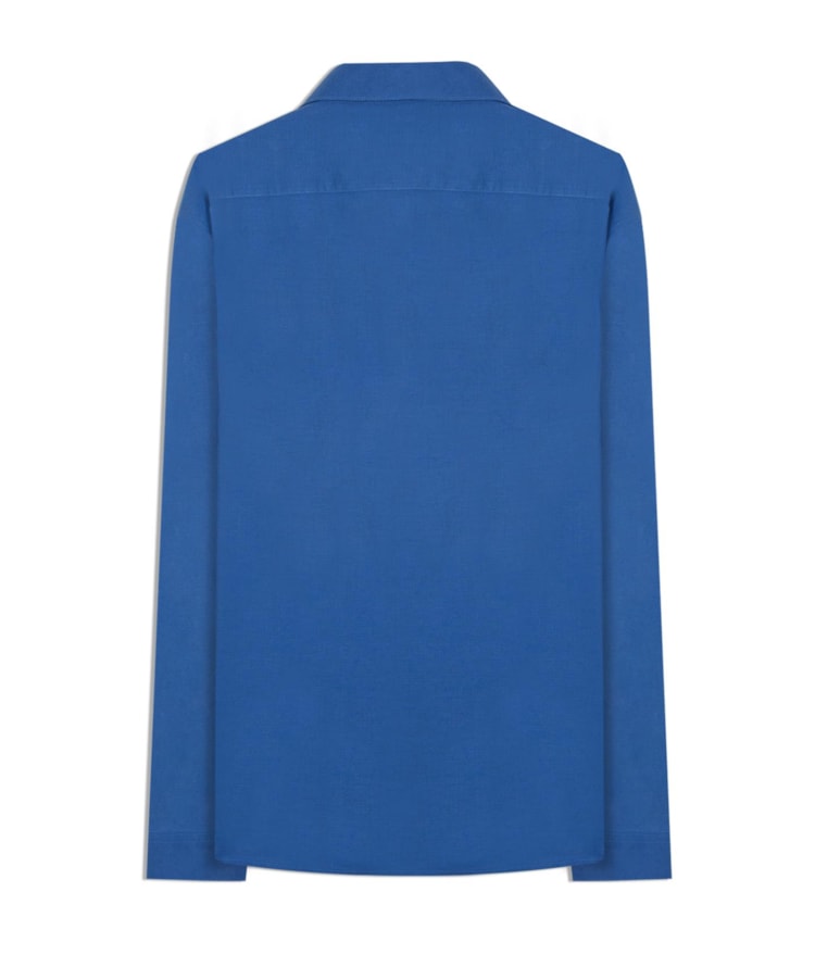 Camisa Linho  Ml Blue