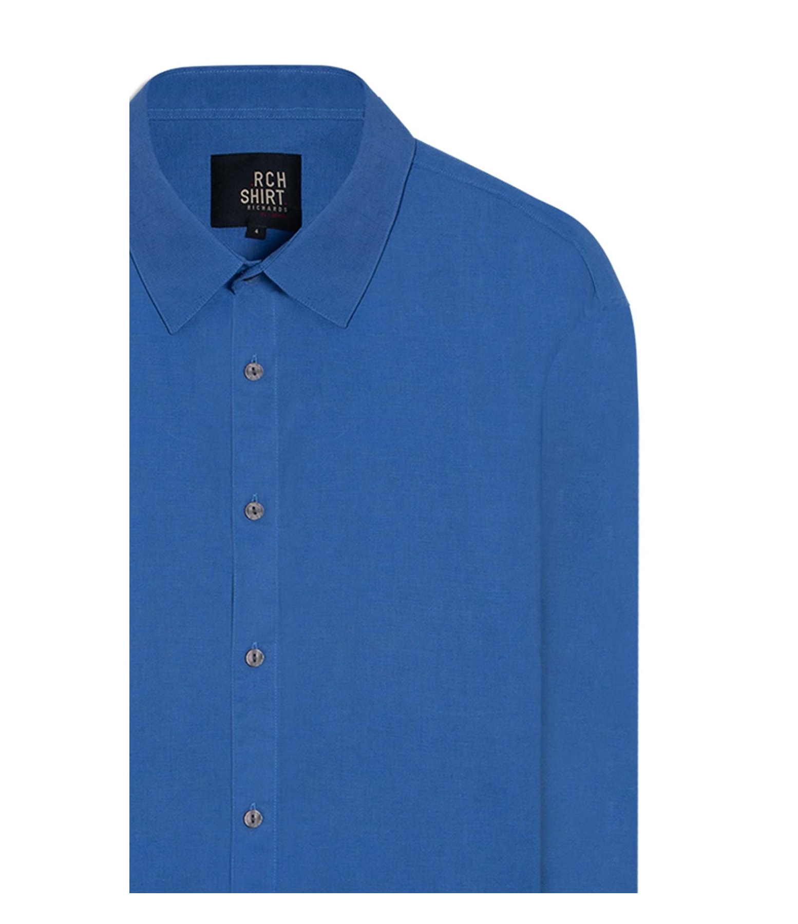 Camisa Linho  Ml Blue