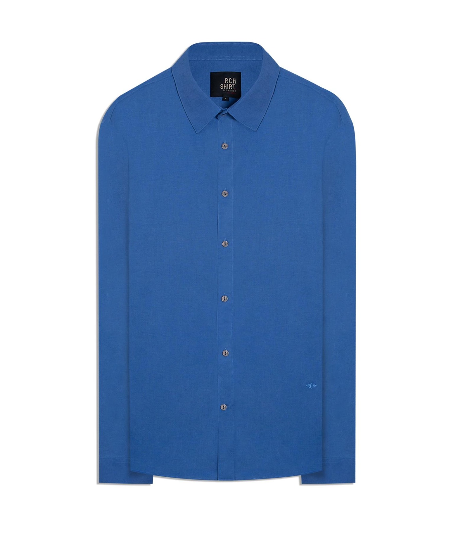 Camisa Linho  Ml Blue
