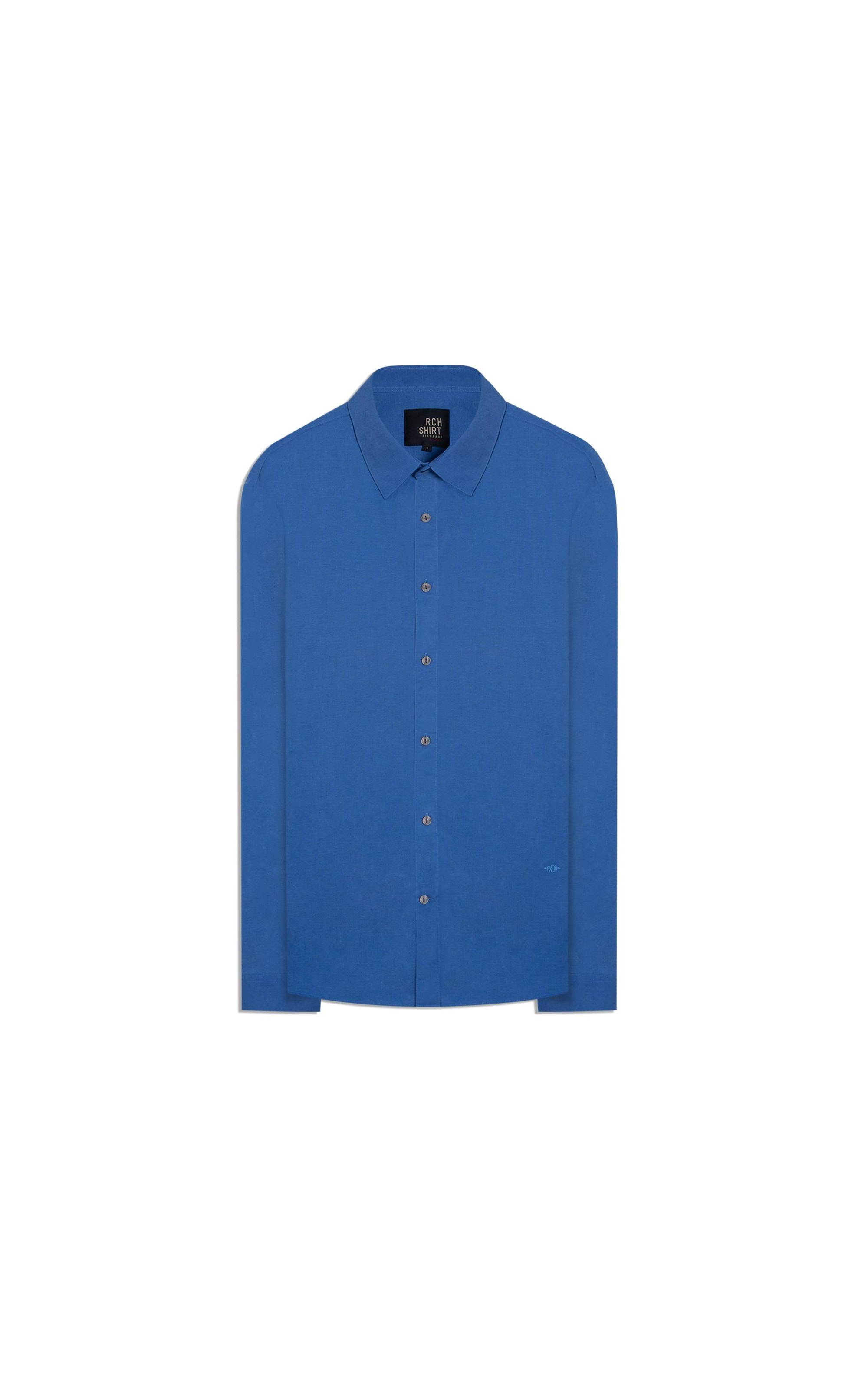 Camisa Linho  Ml Blue